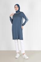 STRIPE DETAIL KNITWEAR TUNIC 42009 