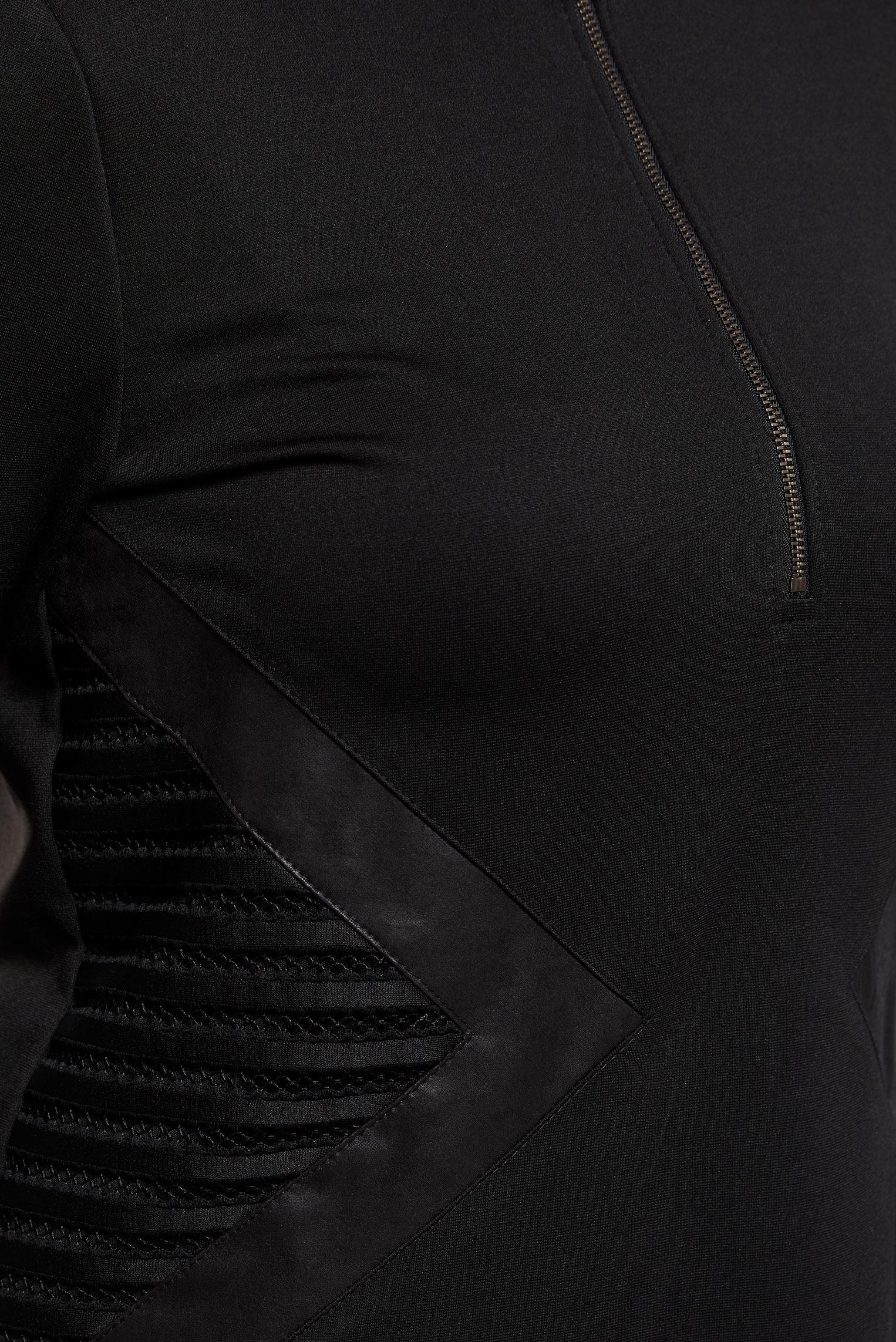 Tesettür giyim SİYAH FERMUAR DETAYLI TUNİK 42456