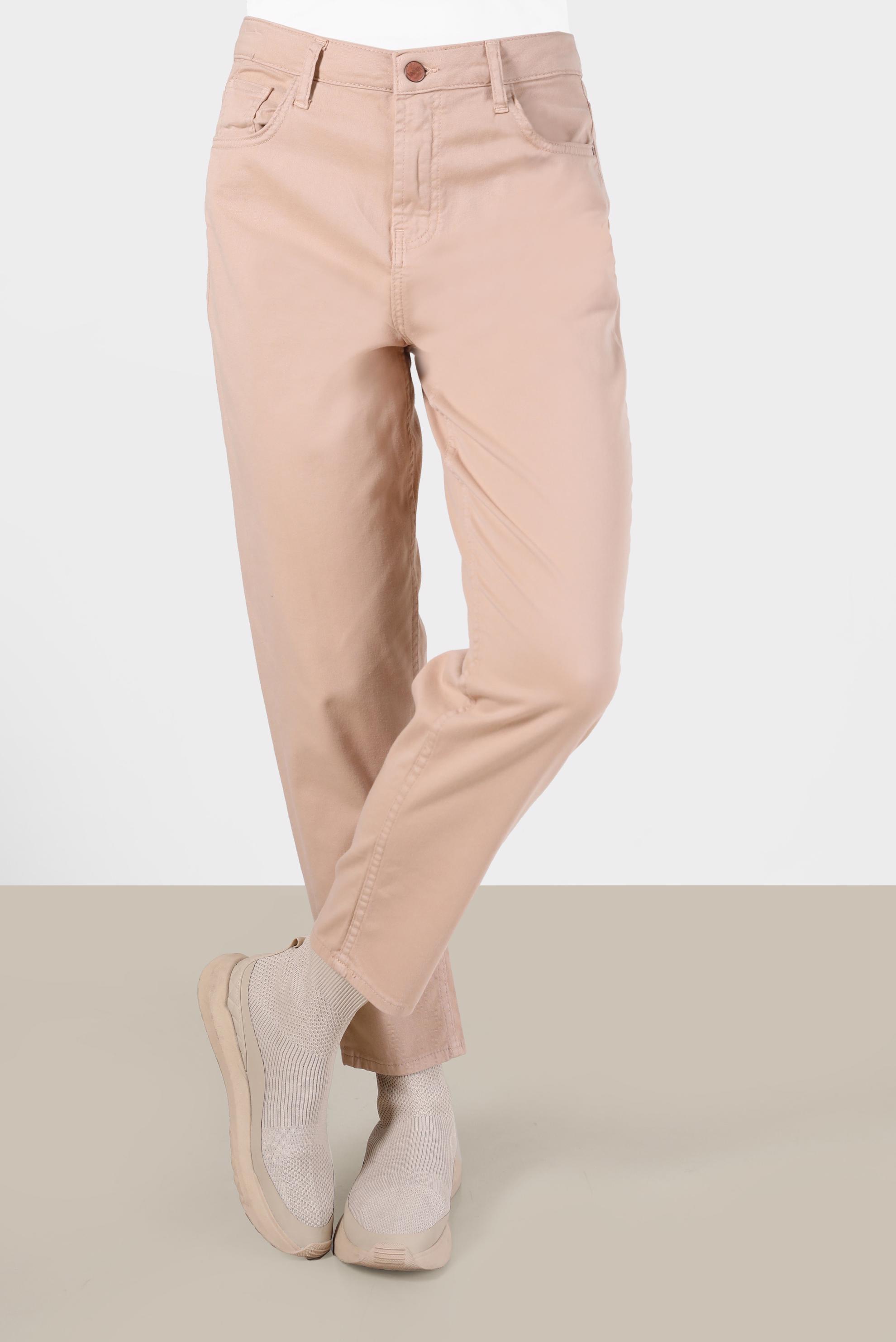 Tesettür giyim BEJ DAR PAÇA PANTOLON 70282 