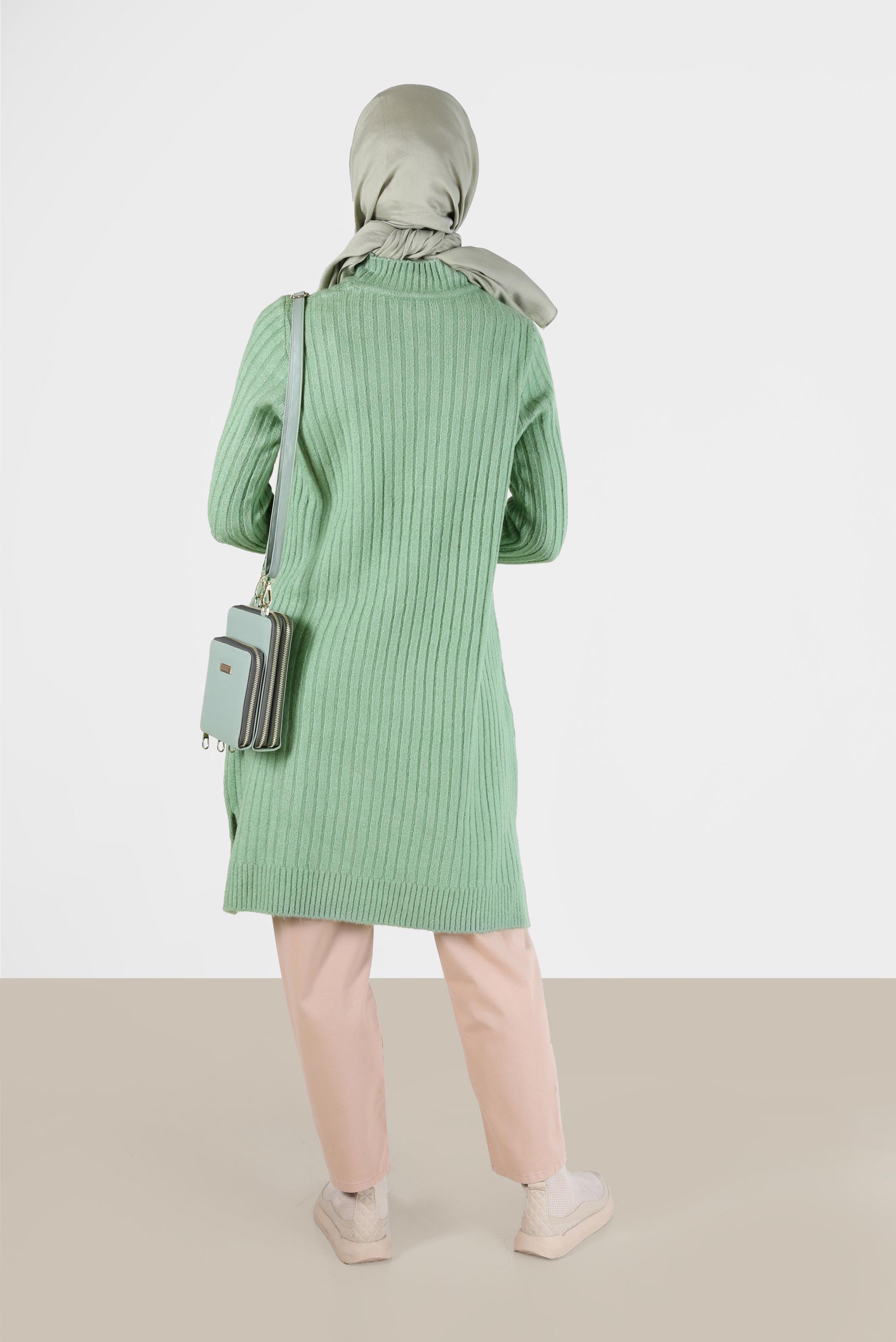 Tesettür giyim BEJ DAR PAÇA PANTOLON 70282 