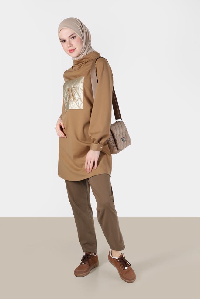 Tesettür giyim  DAR PAÇA PANTOLON 70282  - ALVİNA