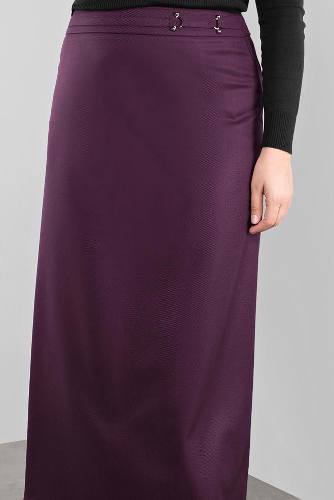 Vêtements hijab PRUNE JUPE EN LIGNE A 60126 - ALVİNA