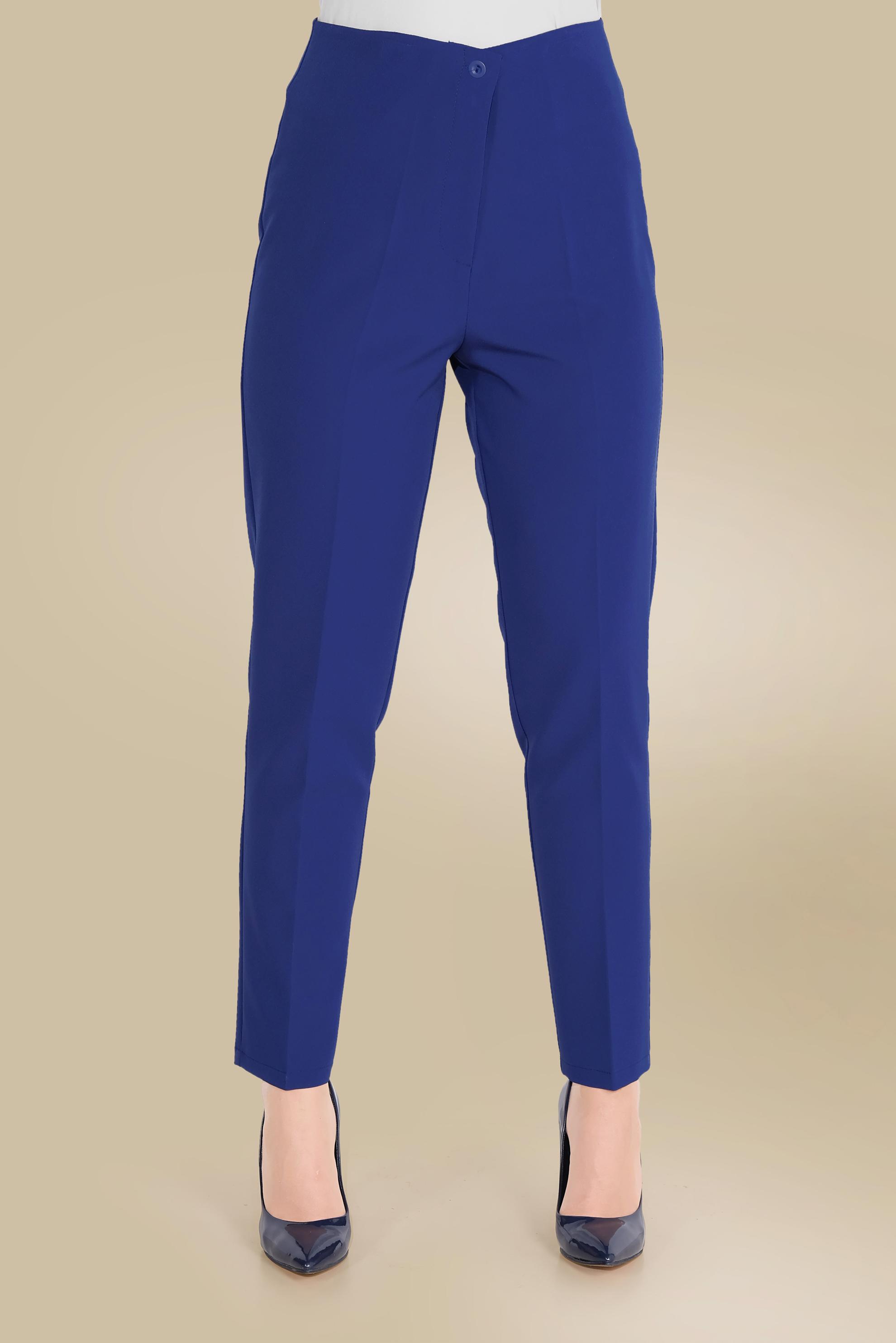 Tesettür giyim LACİVERT YÜKSEK BEL KLASİK PANTOLON 70092 