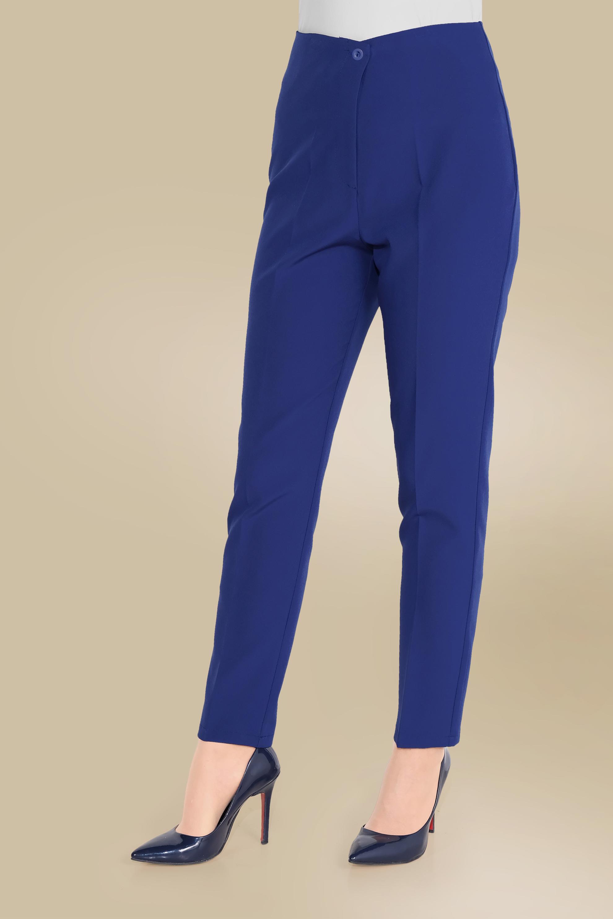 Tesettür giyim LACİVERT YÜKSEK BEL KLASİK PANTOLON 70092 