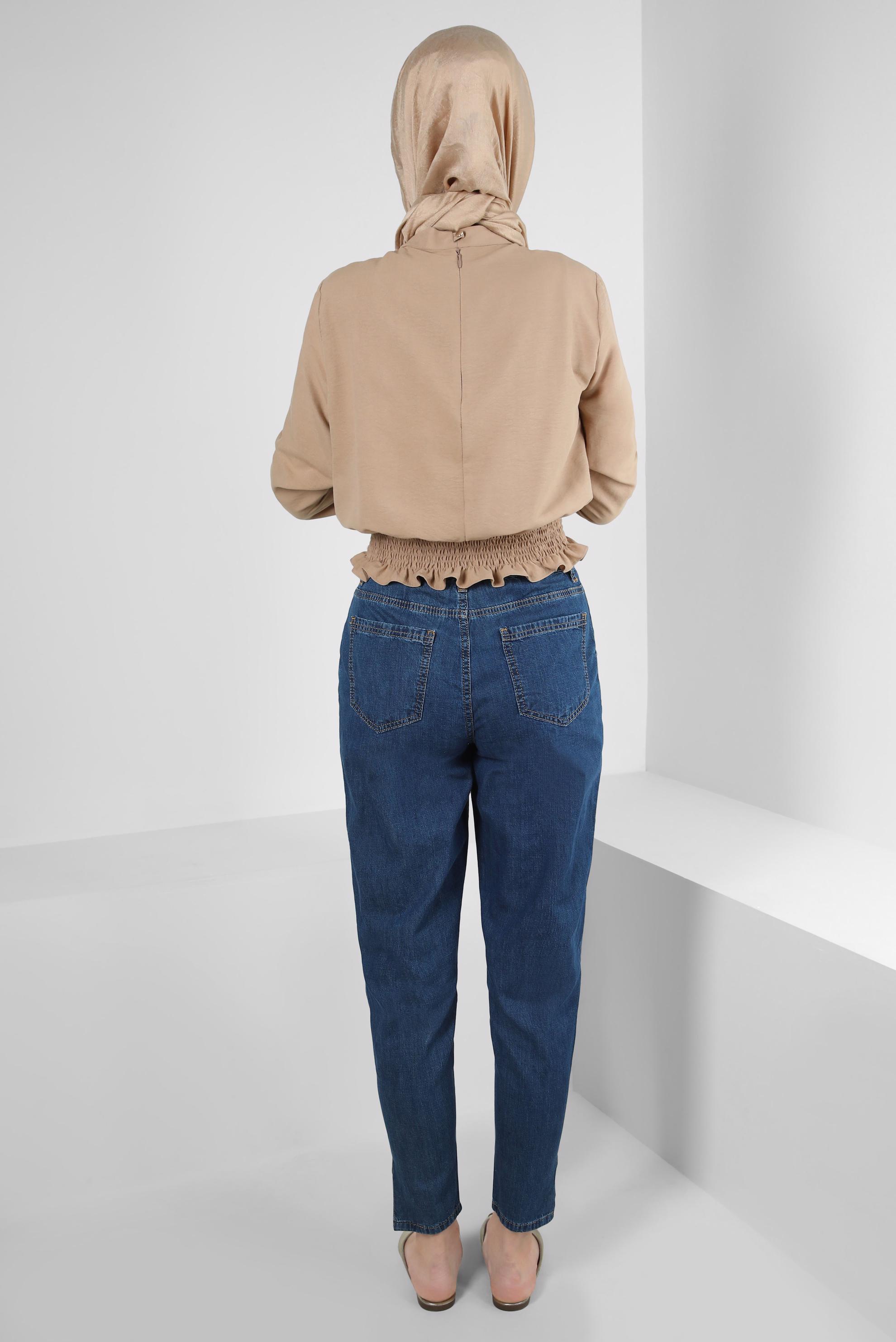 Vêtements hijab BLEU MARINE 70208 ARNİCA PANTOLON 38-46(40)