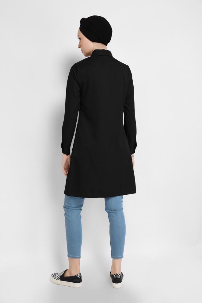 Vêtements hijab BEIGE JEAN MOULANT 70209-1 - ALVİNA