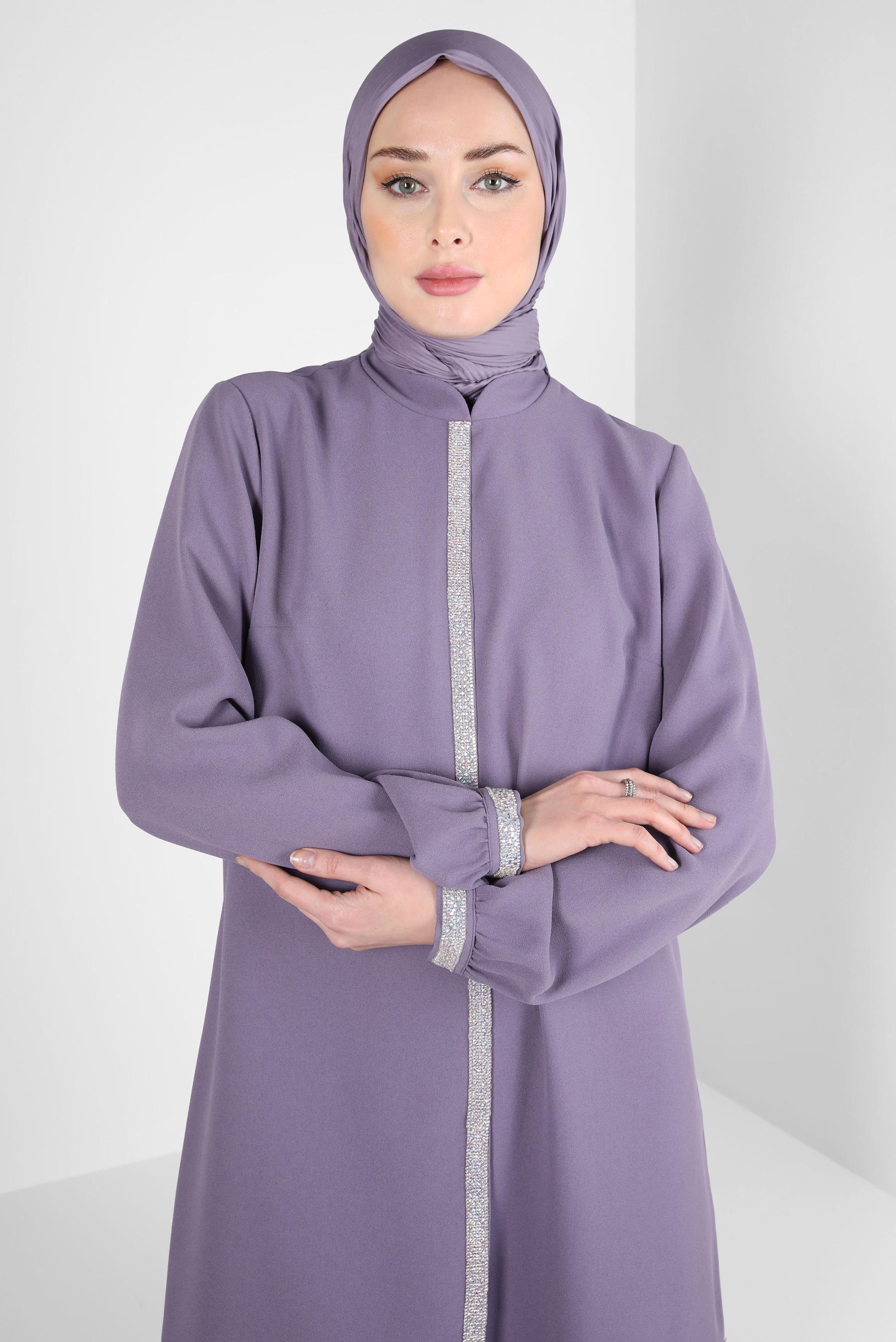 Vêtements hijab POURPRE COSTUME PANTALON 30203
