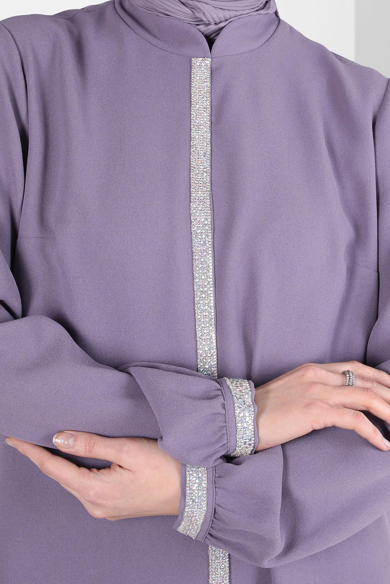 Vêtements hijab POURPRE COSTUME PANTALON 30203