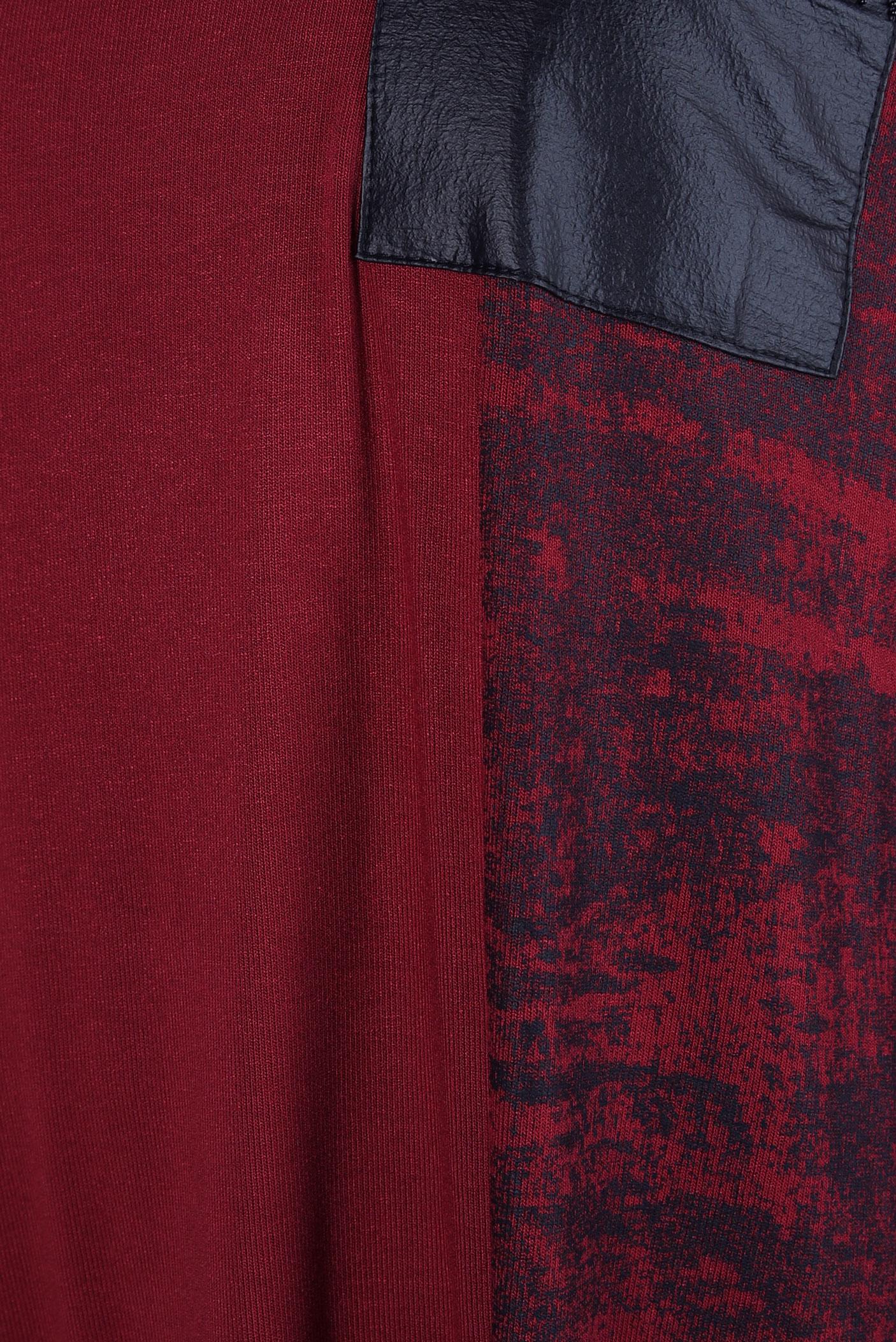 Vêtements hijab ROUGE BORDEAUX TUNIQUE À MOTIF TIE-DYE 42461