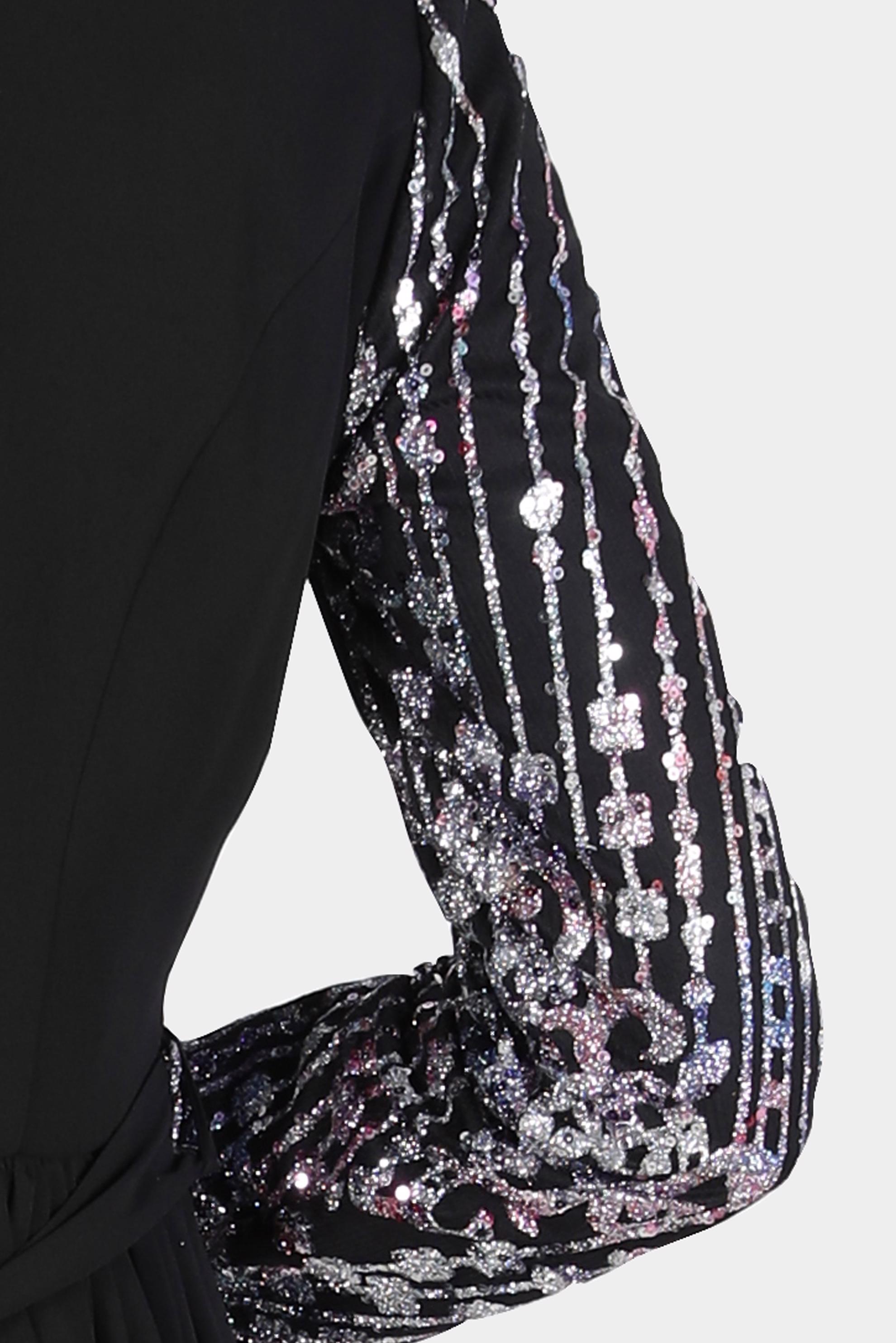 Tesettür giyim FUŞYA TAŞ DETAYLI KUŞAKLI ABİYE ELBİSE 50222 