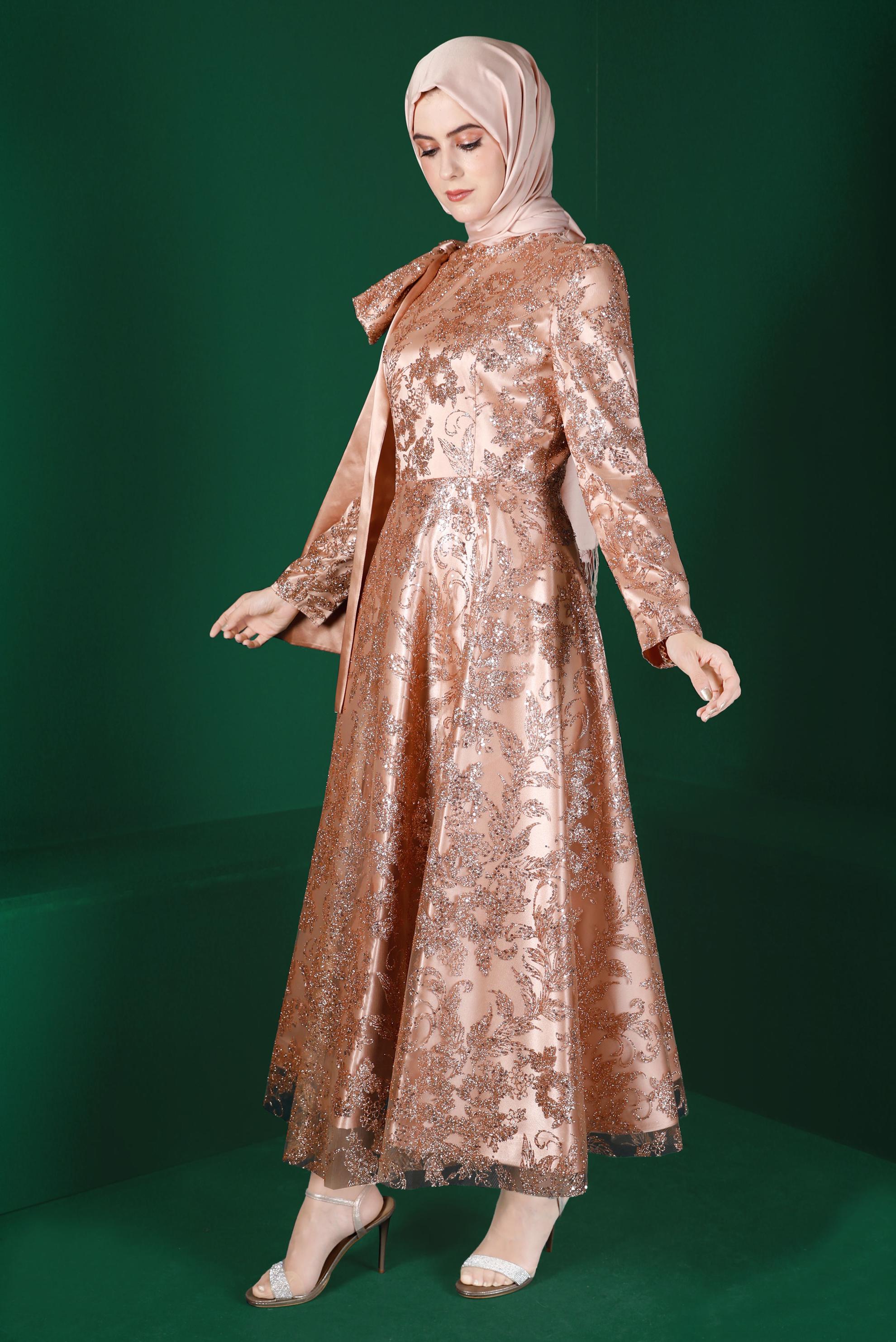 Vêtements hijab OR CHEMISE DE NUIT PAILLETTES STRASS 50265