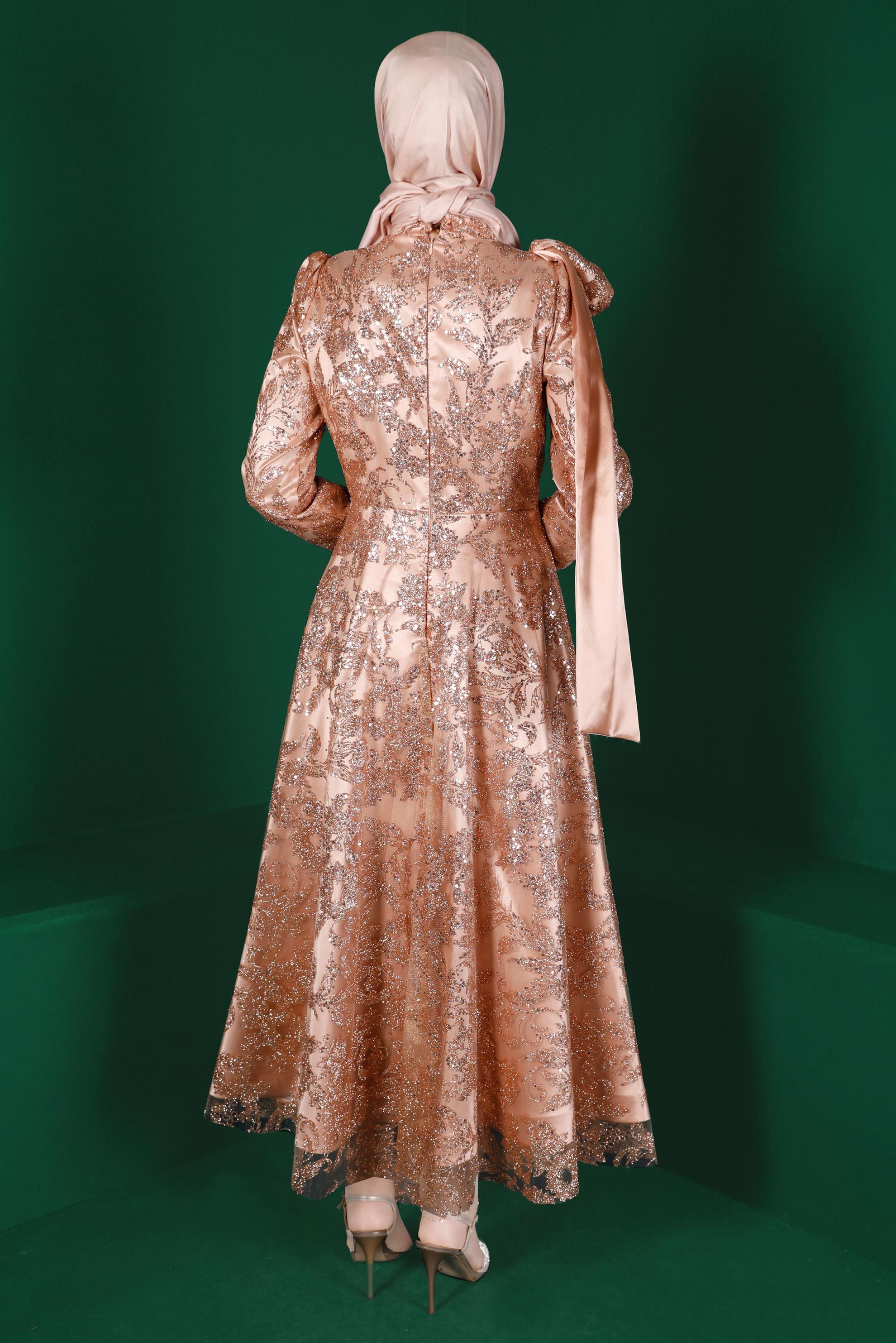 Vêtements hijab OR CHEMISE DE NUIT PAILLETTES STRASS 50265