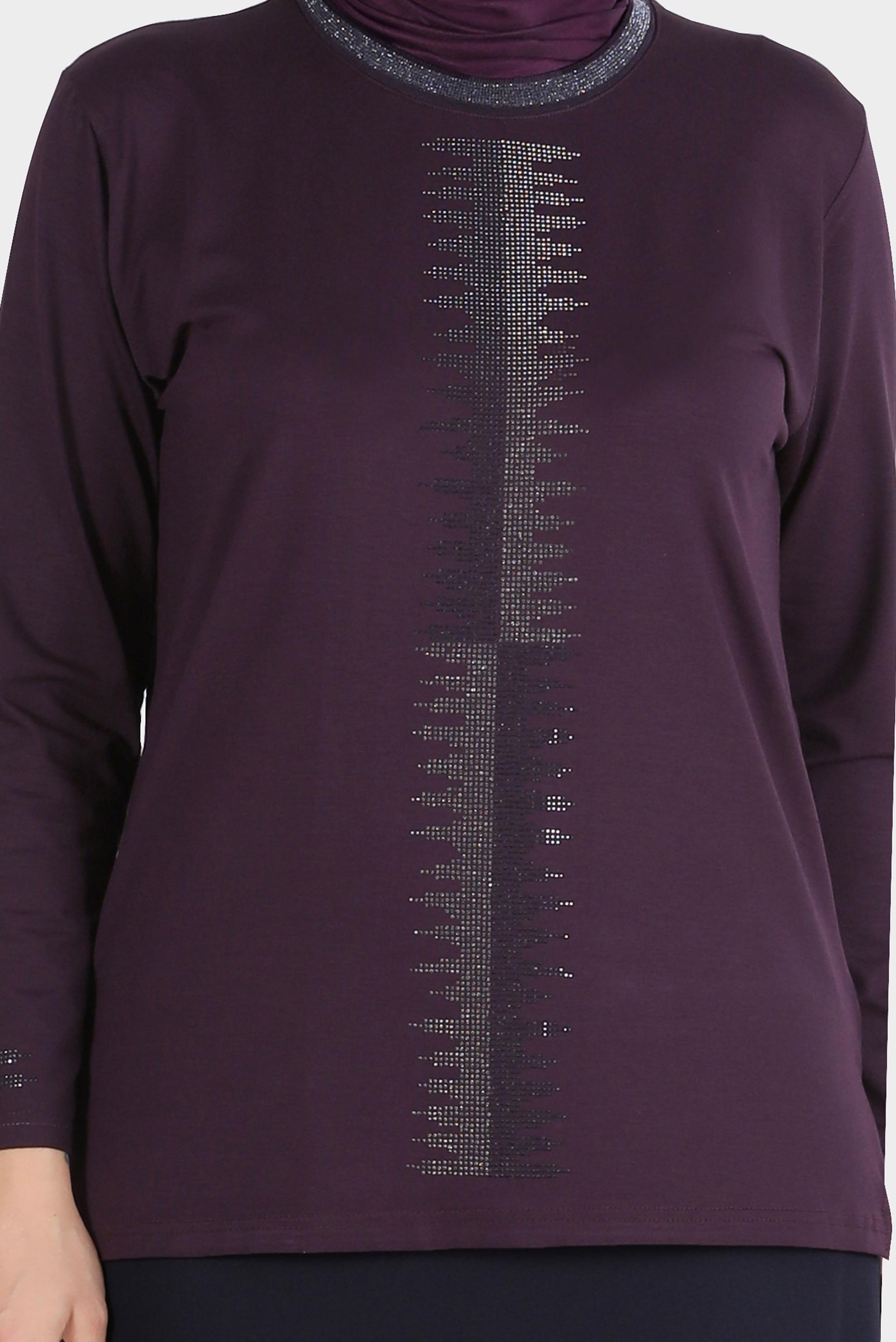 Hijab clothing DAMSON VISCOSE BLOUSE WITH GEM 20251 