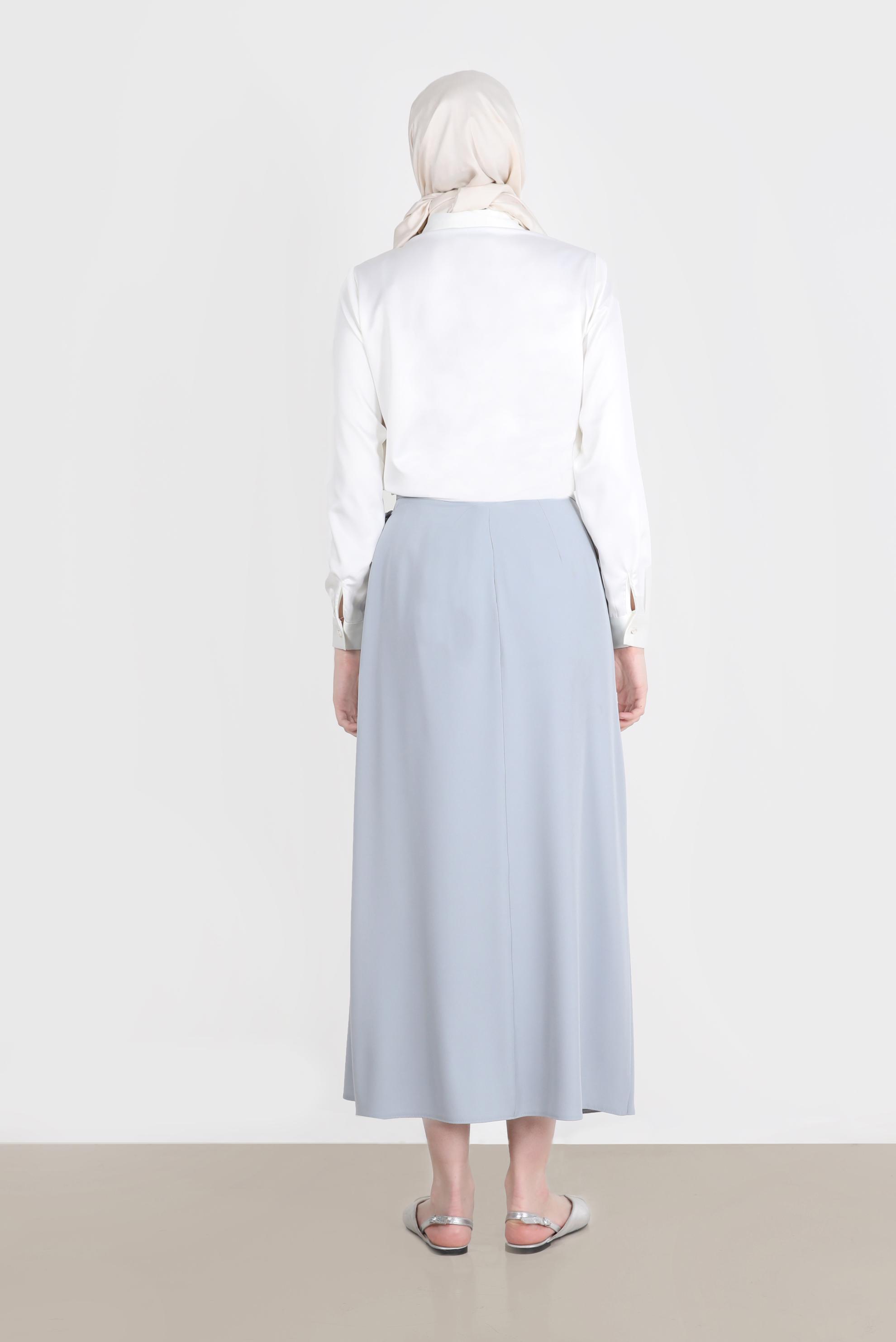 Vêtements hijab BLANC BLOUSE AVEC POCHE 41760