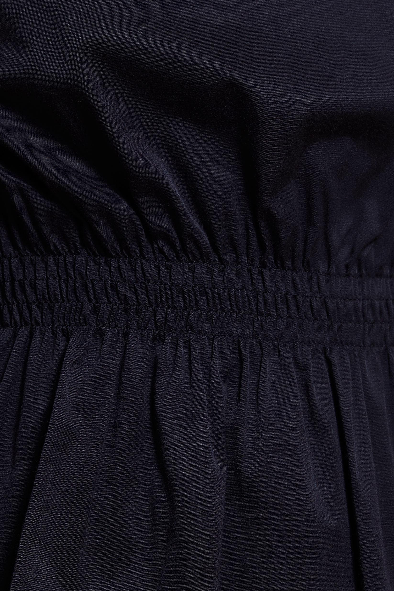 Tesettür giyim SİYAH BELİ VE MANŞETLERİ LASTİKLİ BLUZ 42762