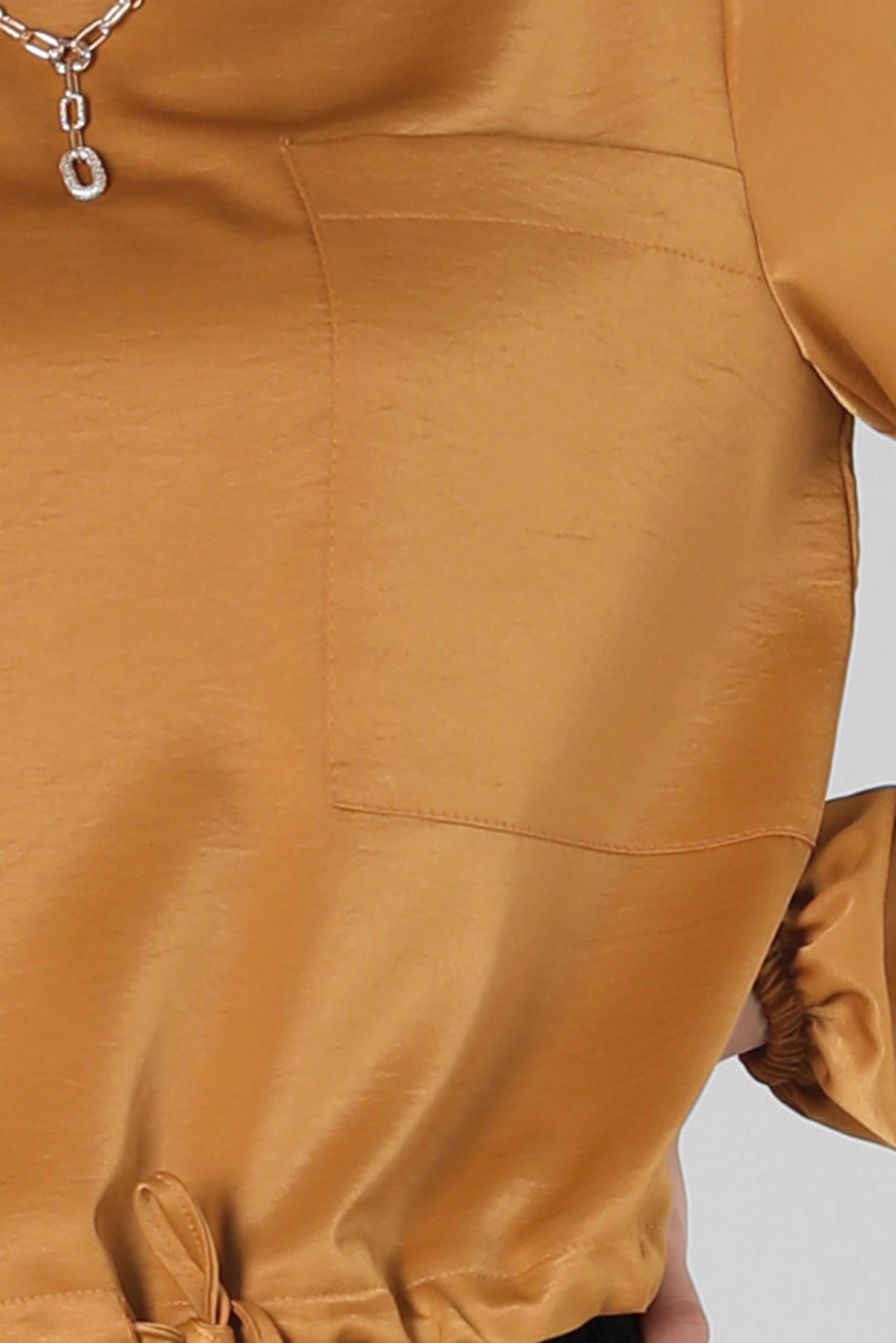 Tesettür giyim SARI CEPLİ AEROBIN BLUZ 42813 