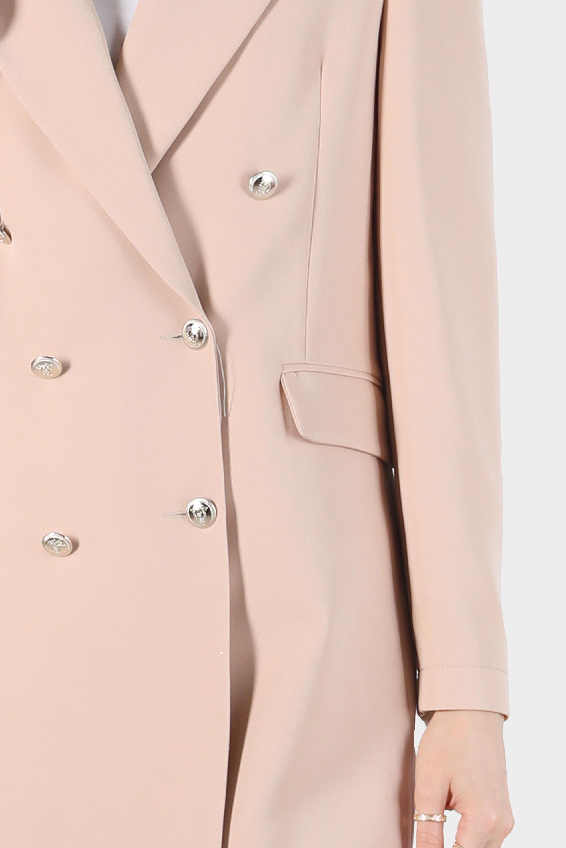 Tesettür giyim BEJ KRUVAZE YAKA CEKET 42769 