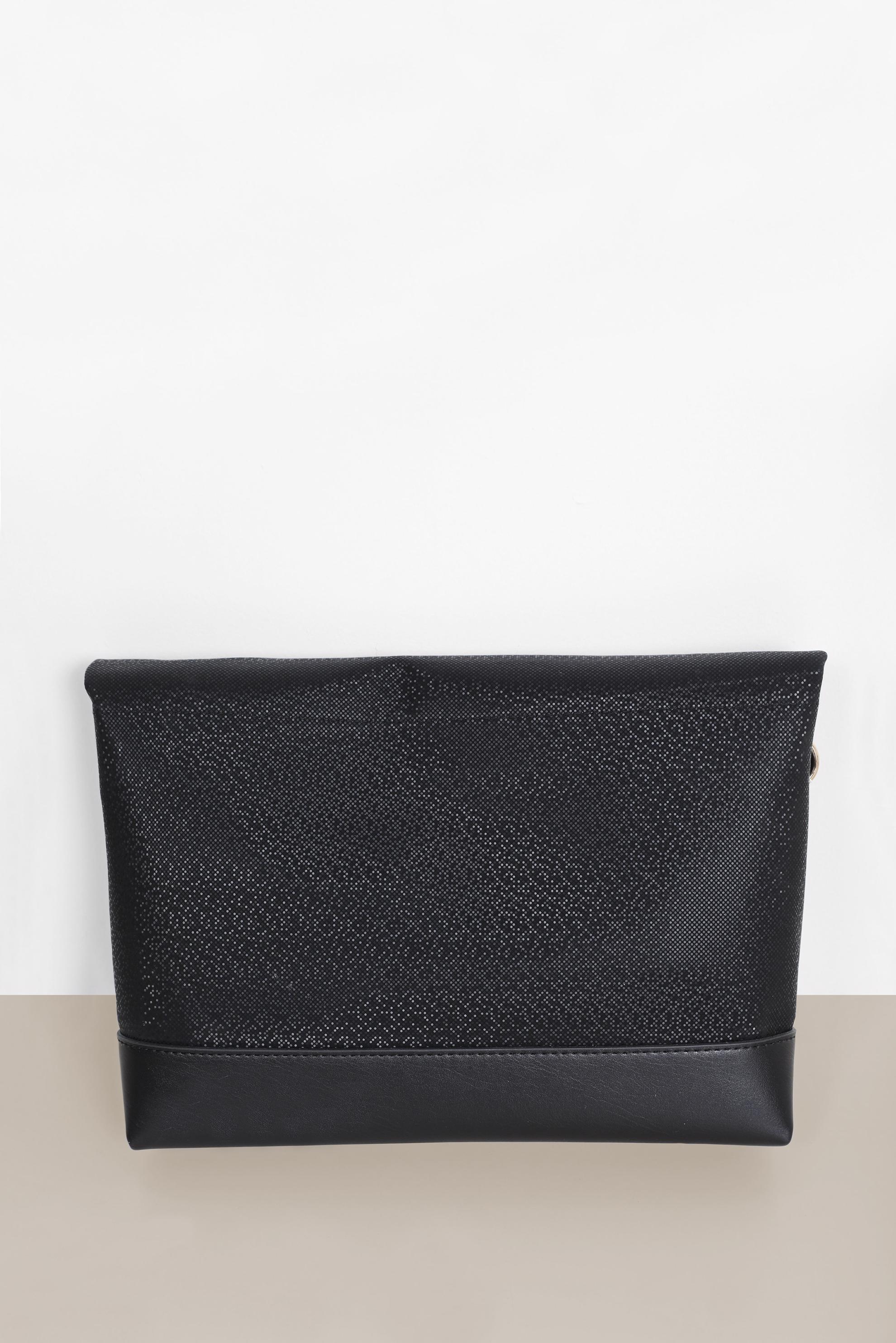 Hijab clothing BLACK ALVİNA CLUTCH BAG 078 