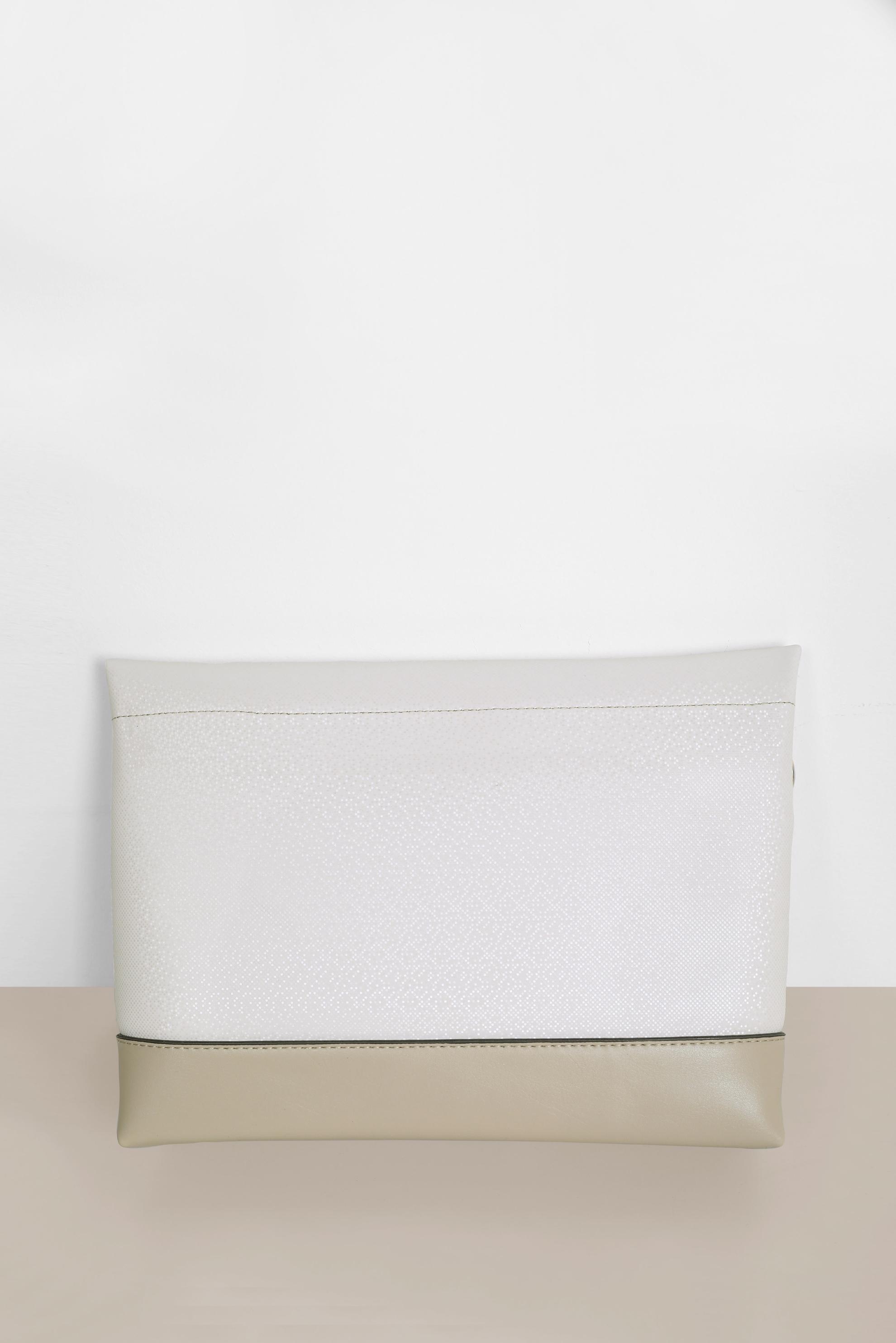 Tesettür giyim BEYAZ ALVİNA CLUTCH ÇANTA 078 