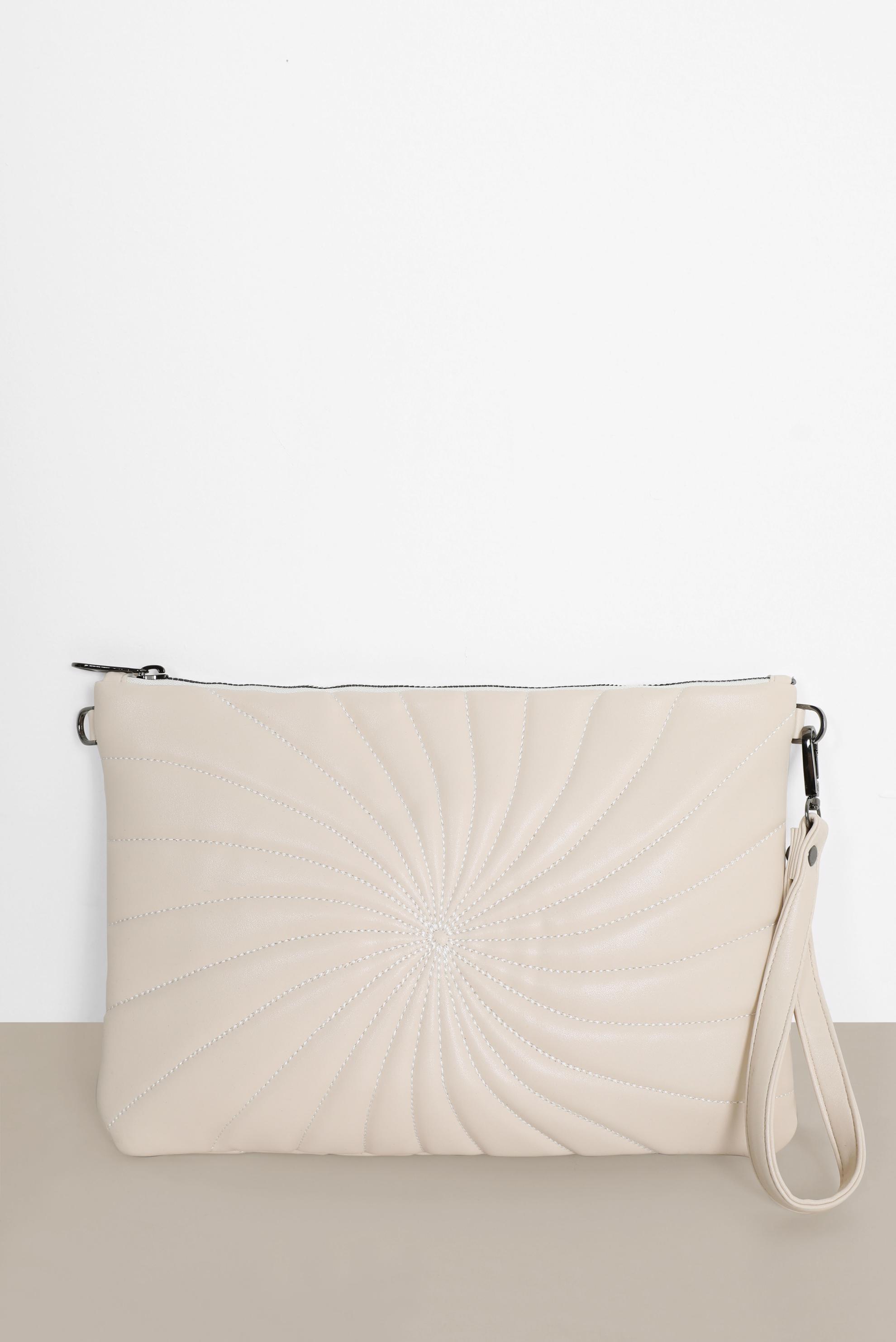 Vêtements hijab BLANC SAC AVEC MOTIF SURPIQUÉ 082