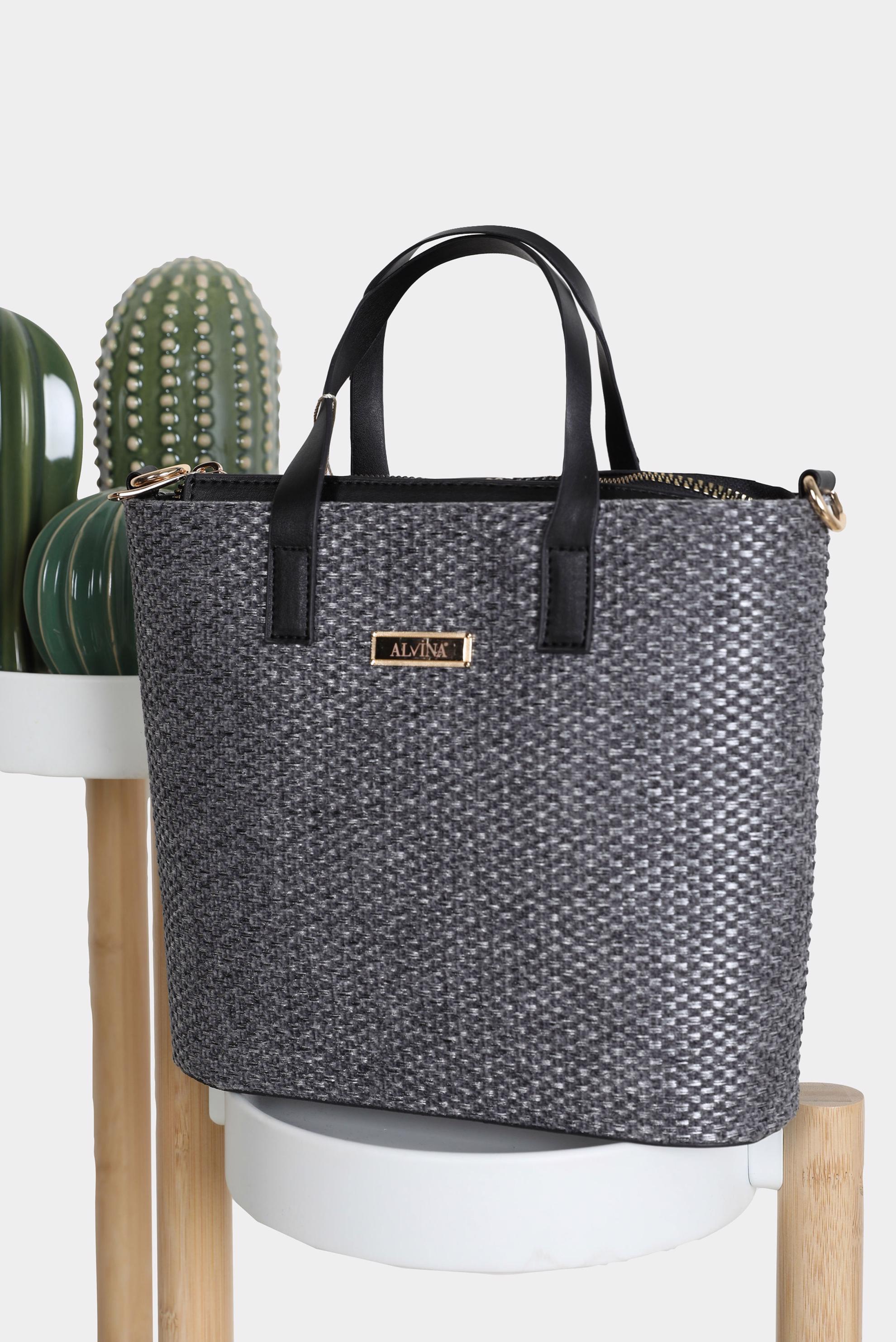 Tesettür giyim GRİ ALVİNA ÇANTA 140 