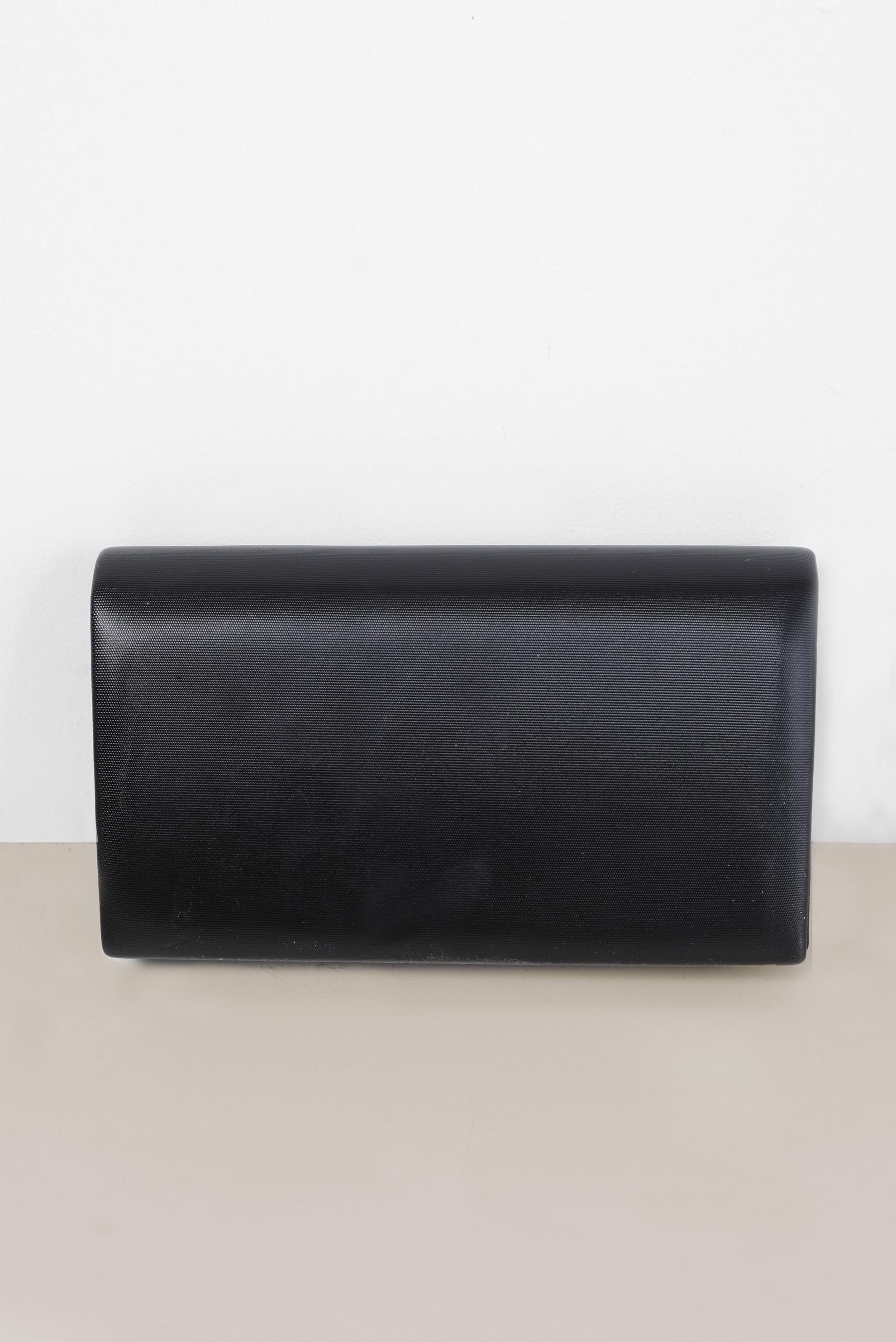 Tesettür giyim SİYAH ALVİNA ABİYE ÇANTA 405