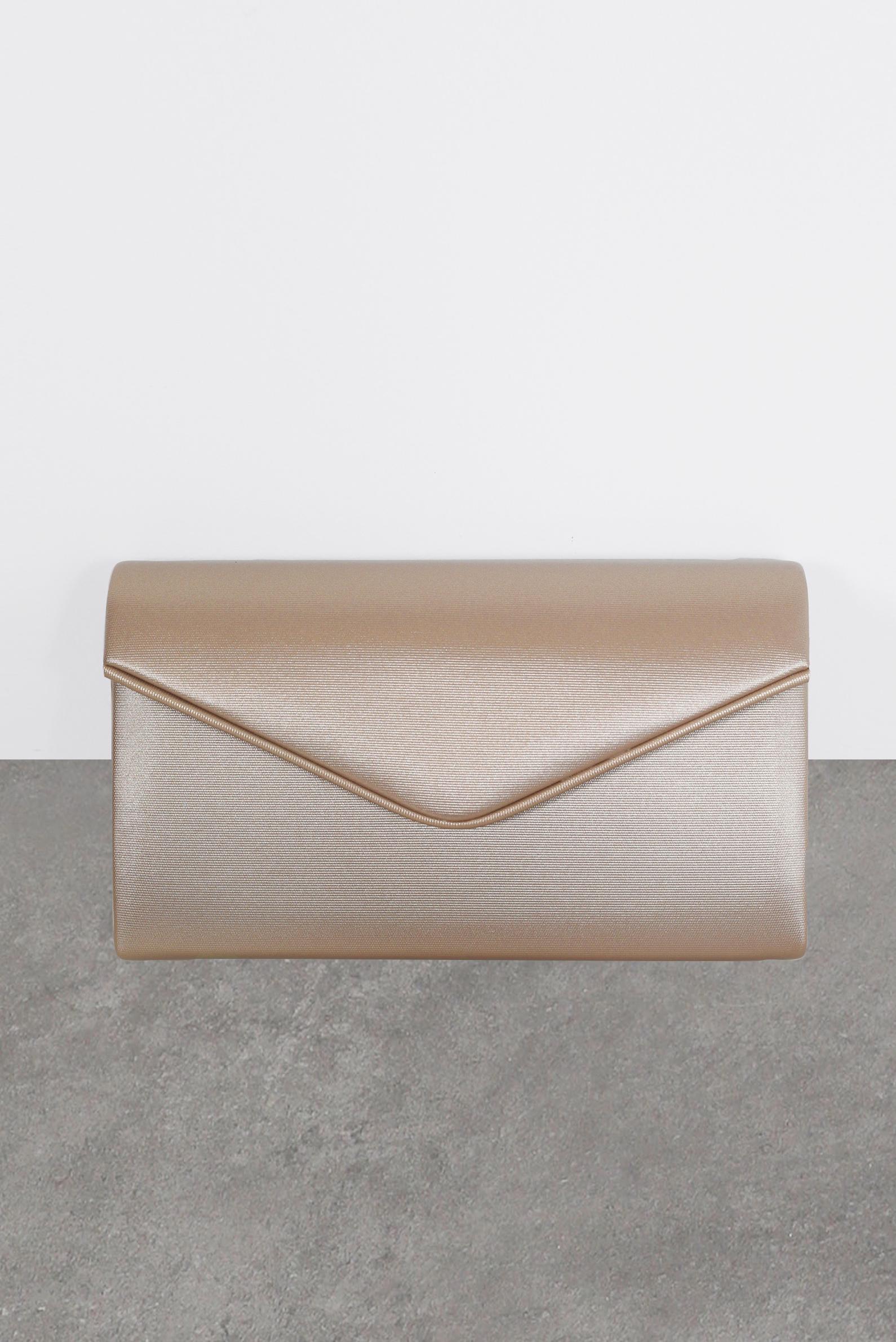 Tesettür giyim BAKIR / BRONZ ALVİNA ABİYE ÇANTA 405