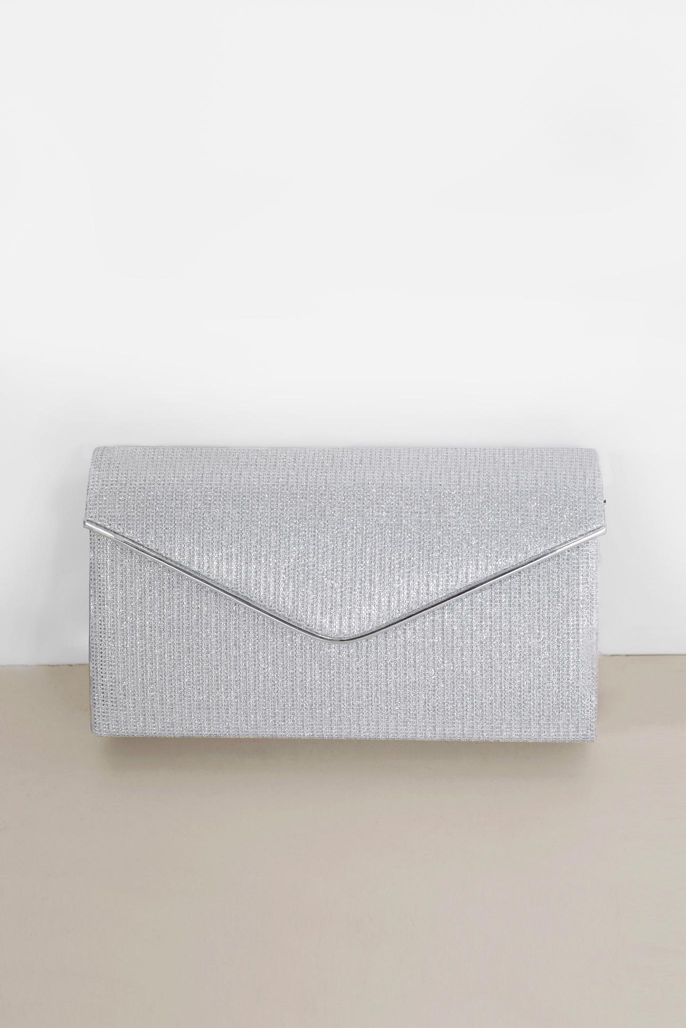 Hijab clothing SILVER ALVİNA EVENING BAG 406 