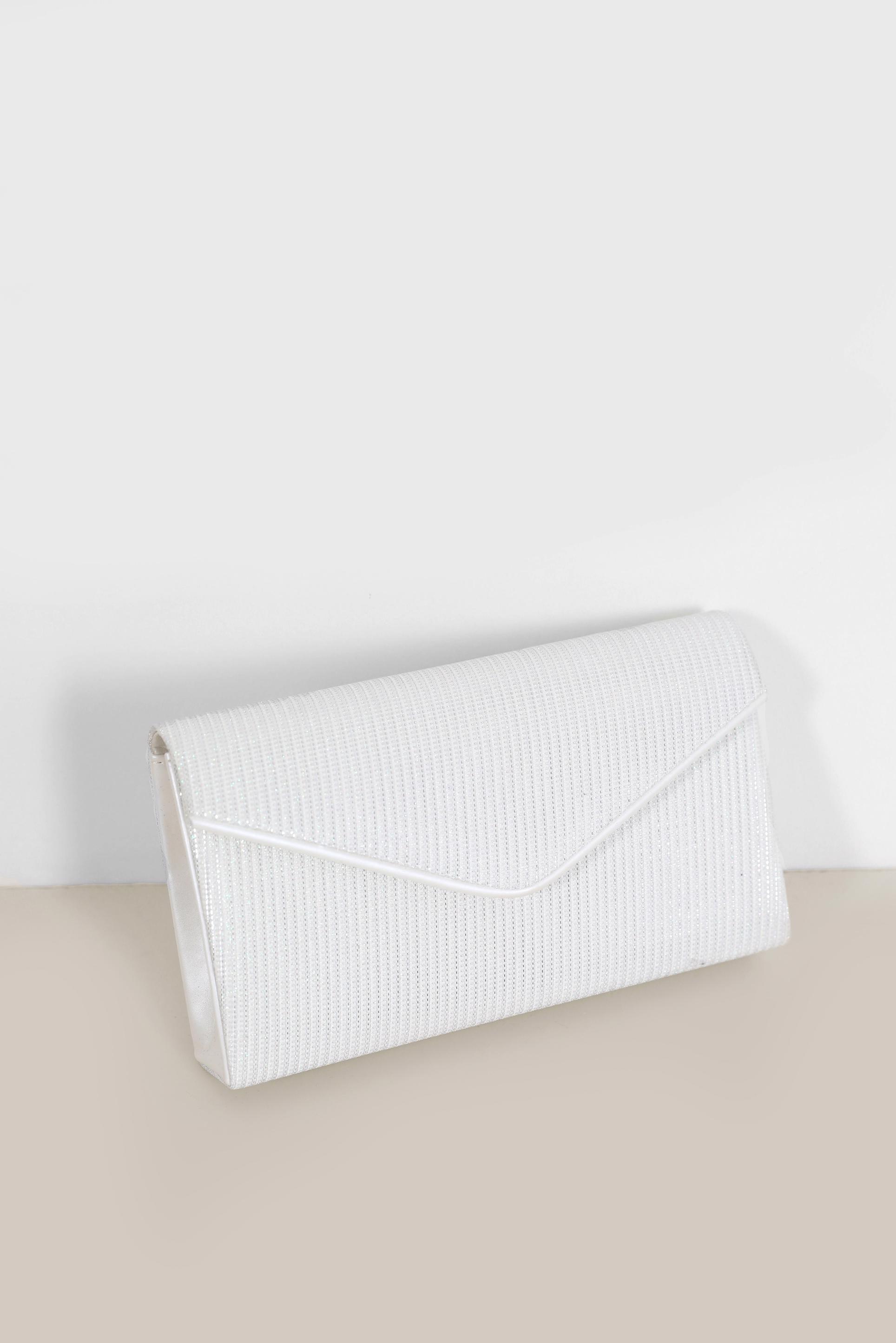 Tesettür giyim EKRU ALVİNA ABİYE ÇANTA 406 