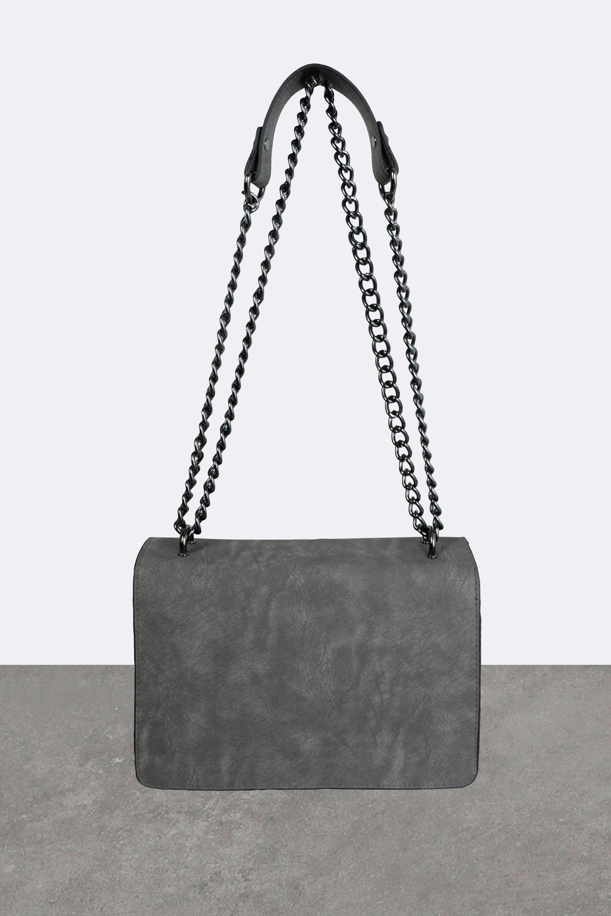 Tesettür giyim GRİ ALVİNA ÇANTA 1775 