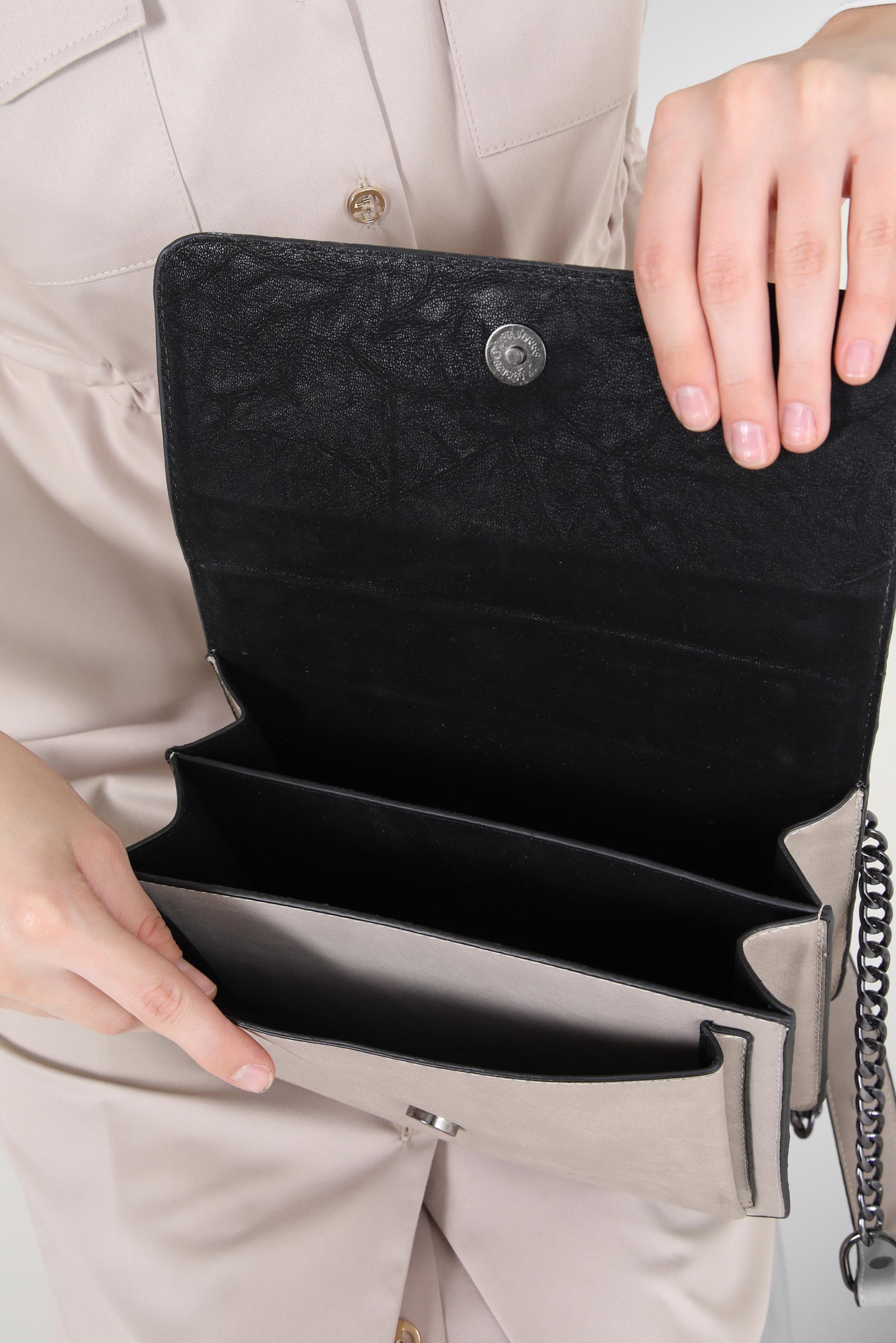 Tesettür giyim VİZON ALVİNA ÇANTA 1775 