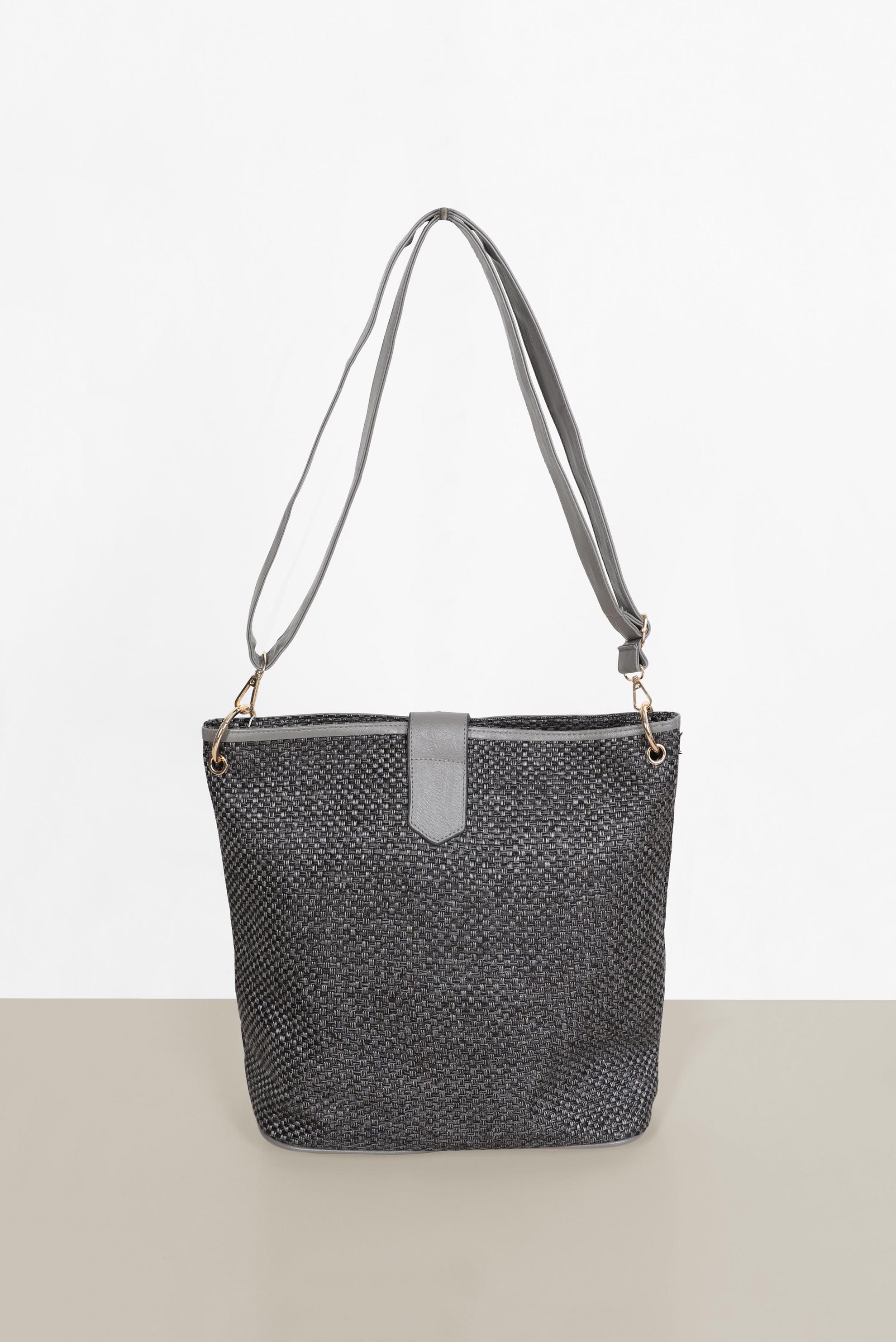 Tesettür giyim GRİ 1893 ALVİNA ÇANTA