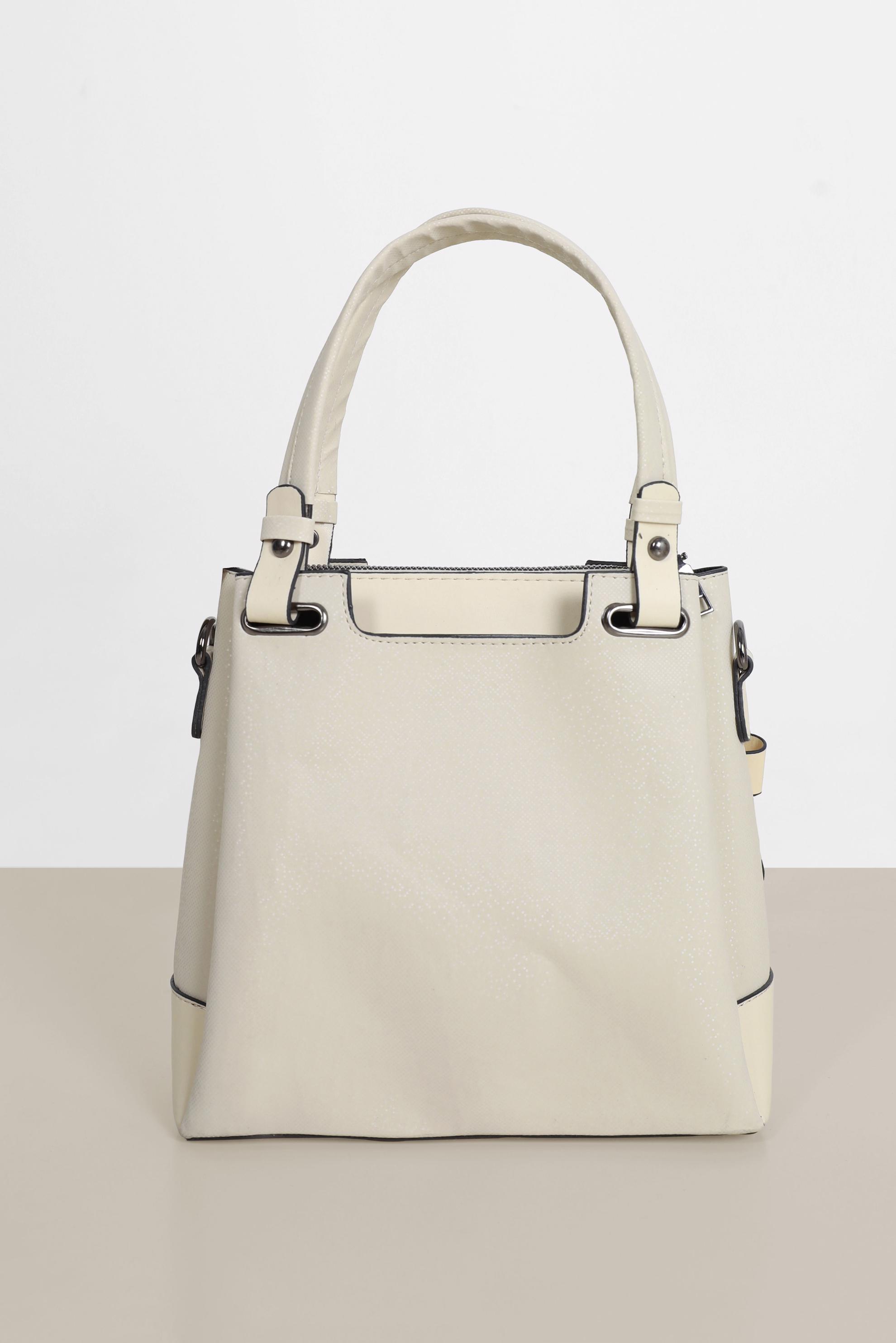 Tesettür giyim BEYAZ ALVİNA AKSESUAR DETAYLI ÇANTA 1943 