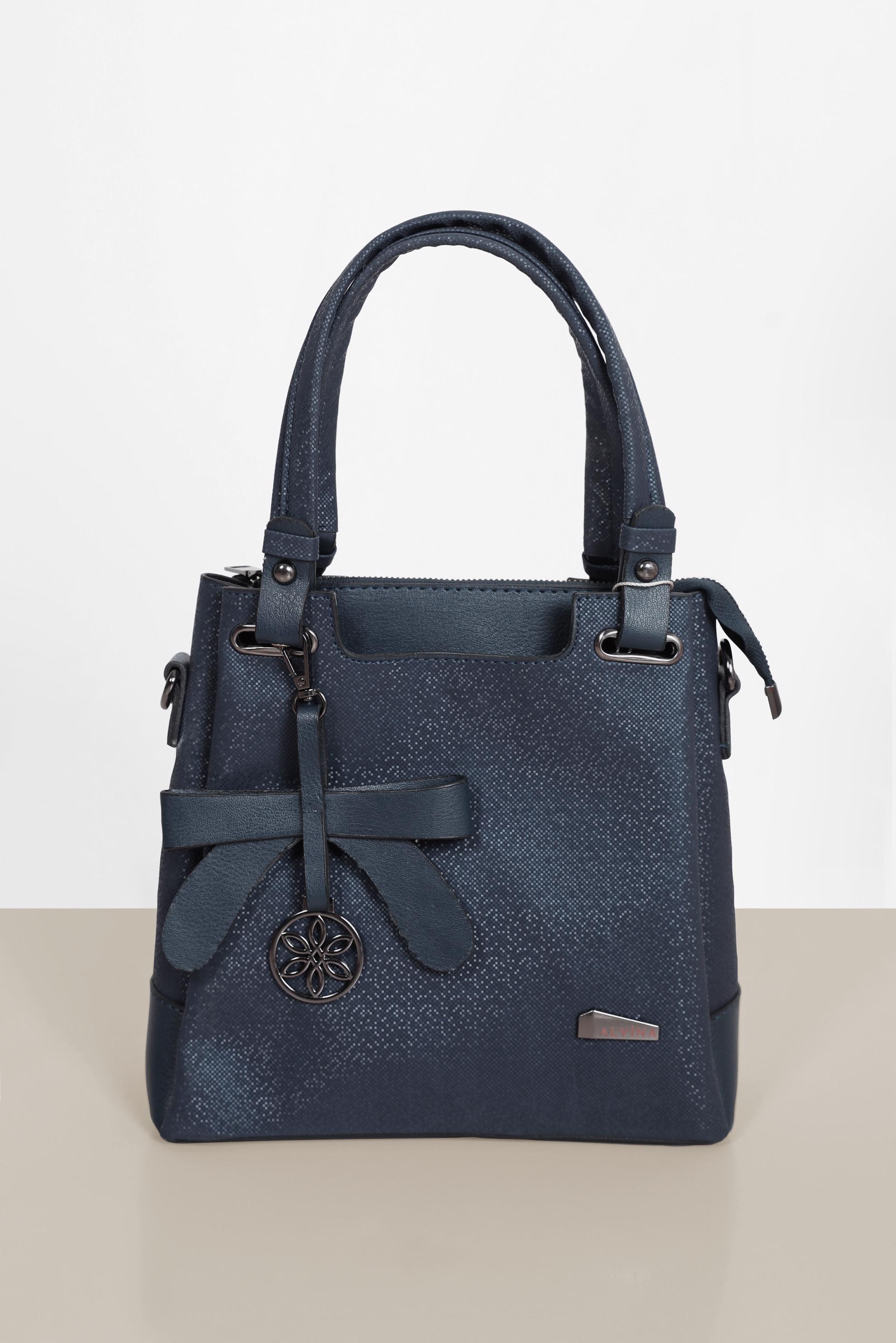 Tesettür giyim LACİVERT ALVİNA AKSESUAR DETAYLI ÇANTA 1943 