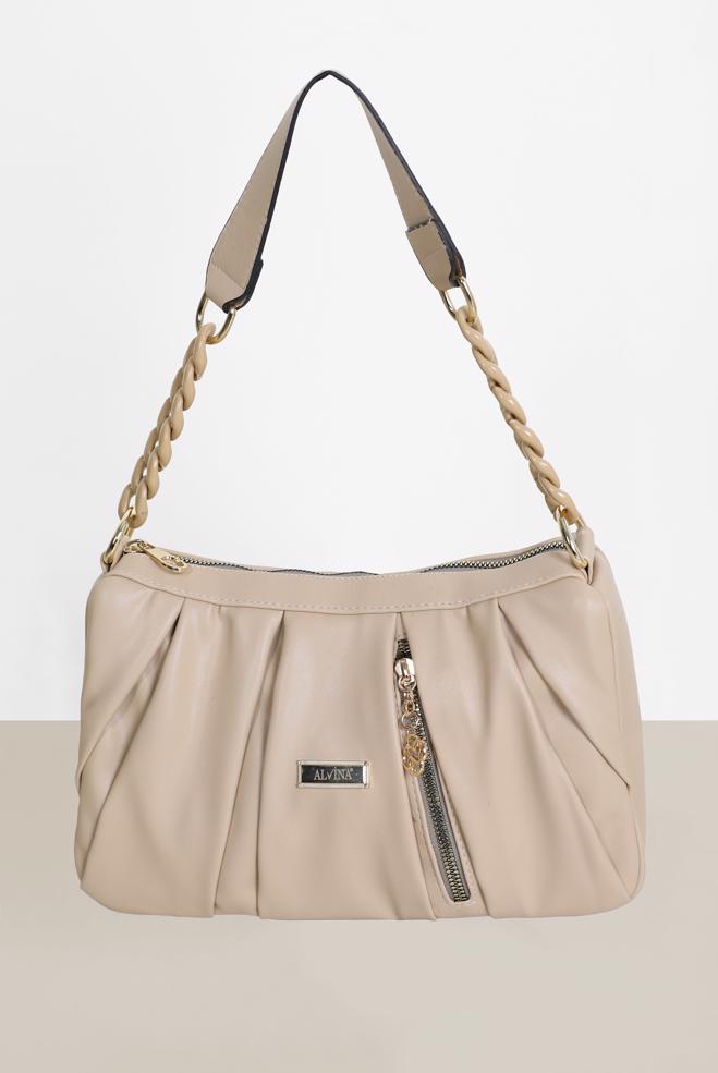 Tesettür giyim  ALVİNA FERMUARLI ZİNCİR ASKILI ÇANTA 2044  - ALVİNA