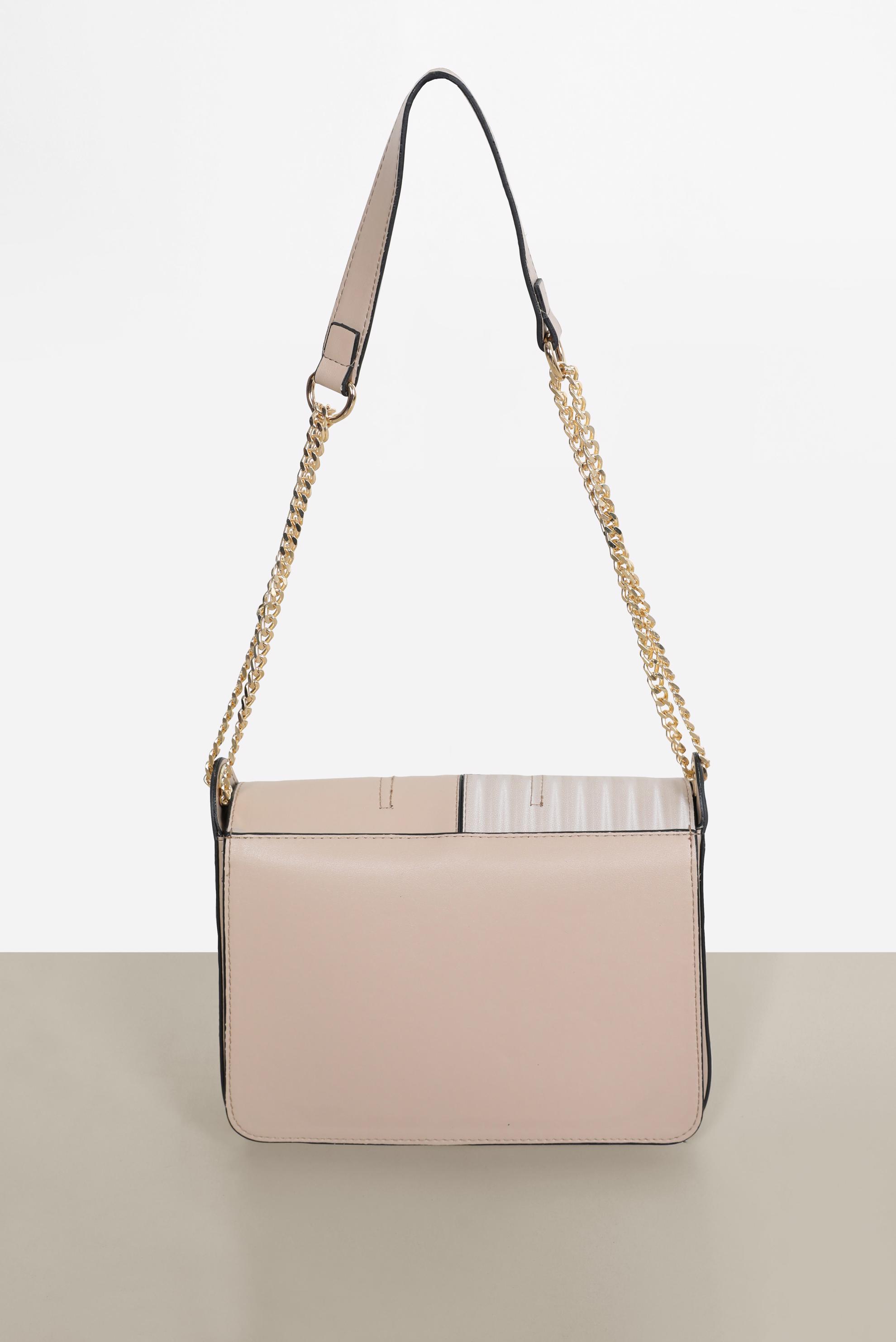 Tesettür giyim VİZON ALVİNA ZİNCİR DETAYLI ÇANTA 2081