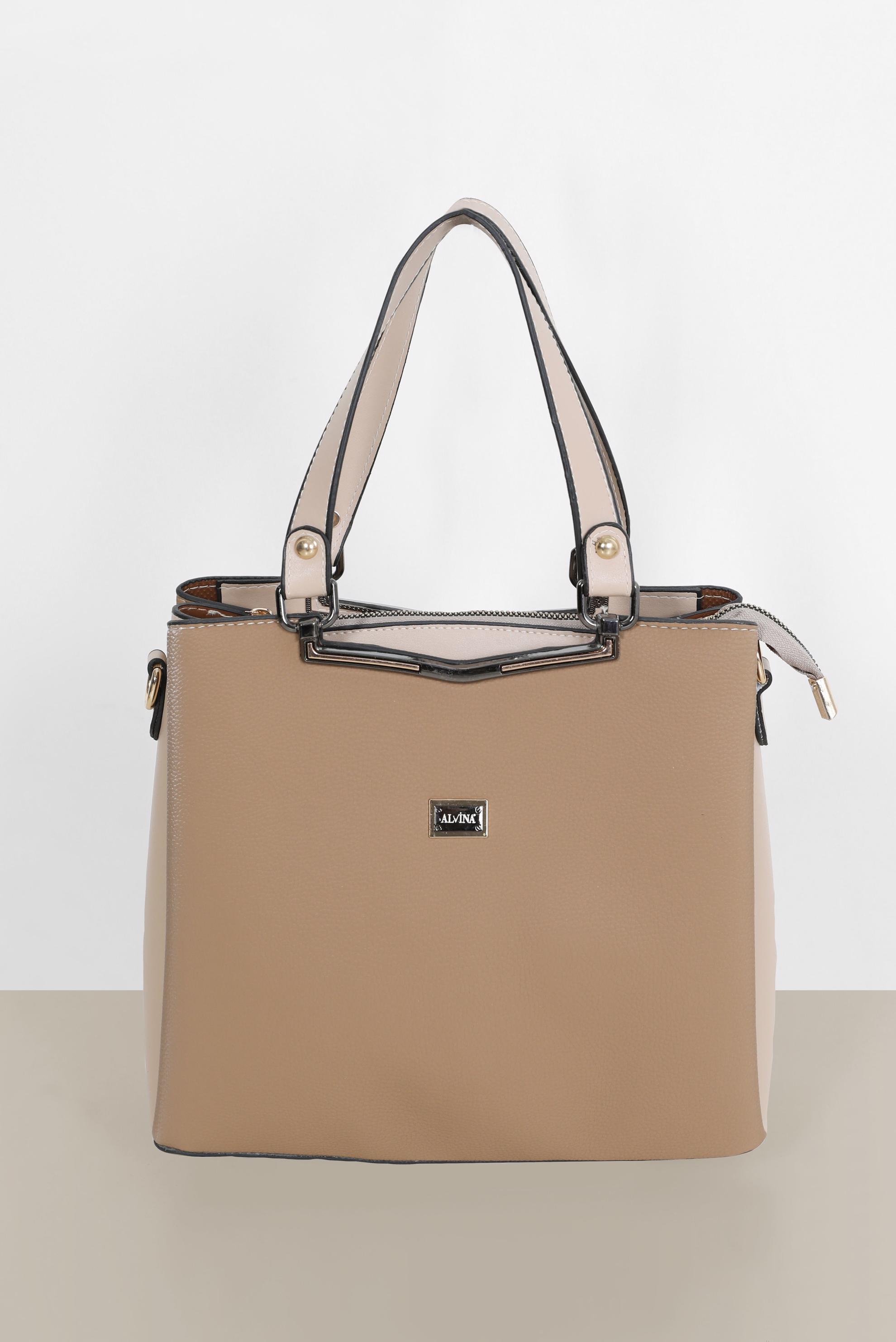 Tesettür giyim VİZON ALVİNA ÇANTA 2213 