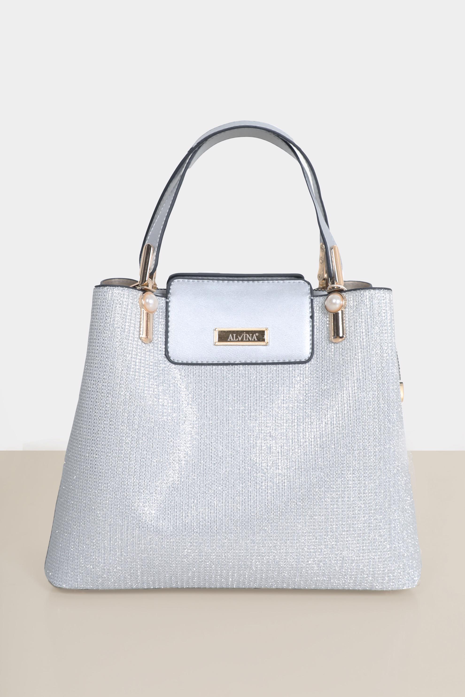 Vêtements hijab ARGENT SAC FOURRE-TOUT BRILLANT ALVİNA 2215