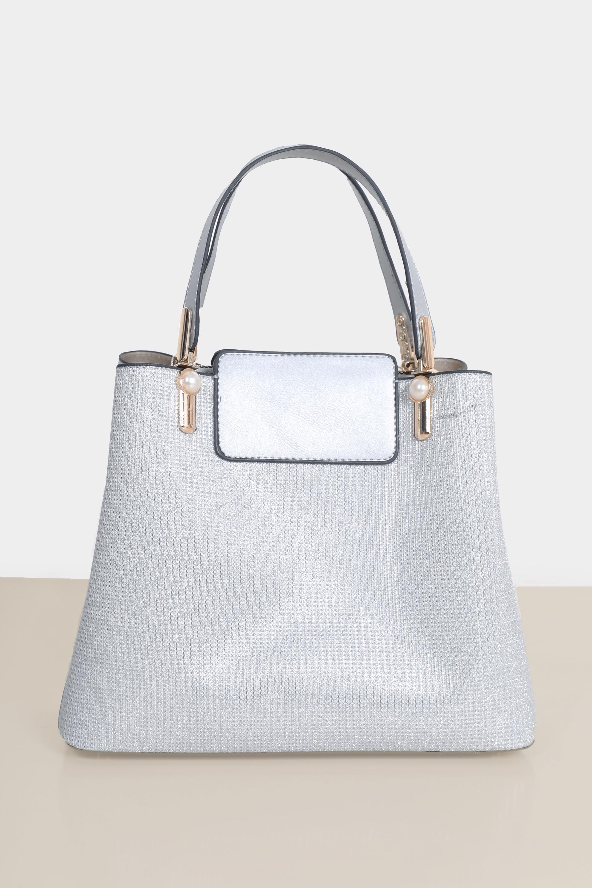 Vêtements hijab ARGENT SAC FOURRE-TOUT BRILLANT ALVİNA 2215