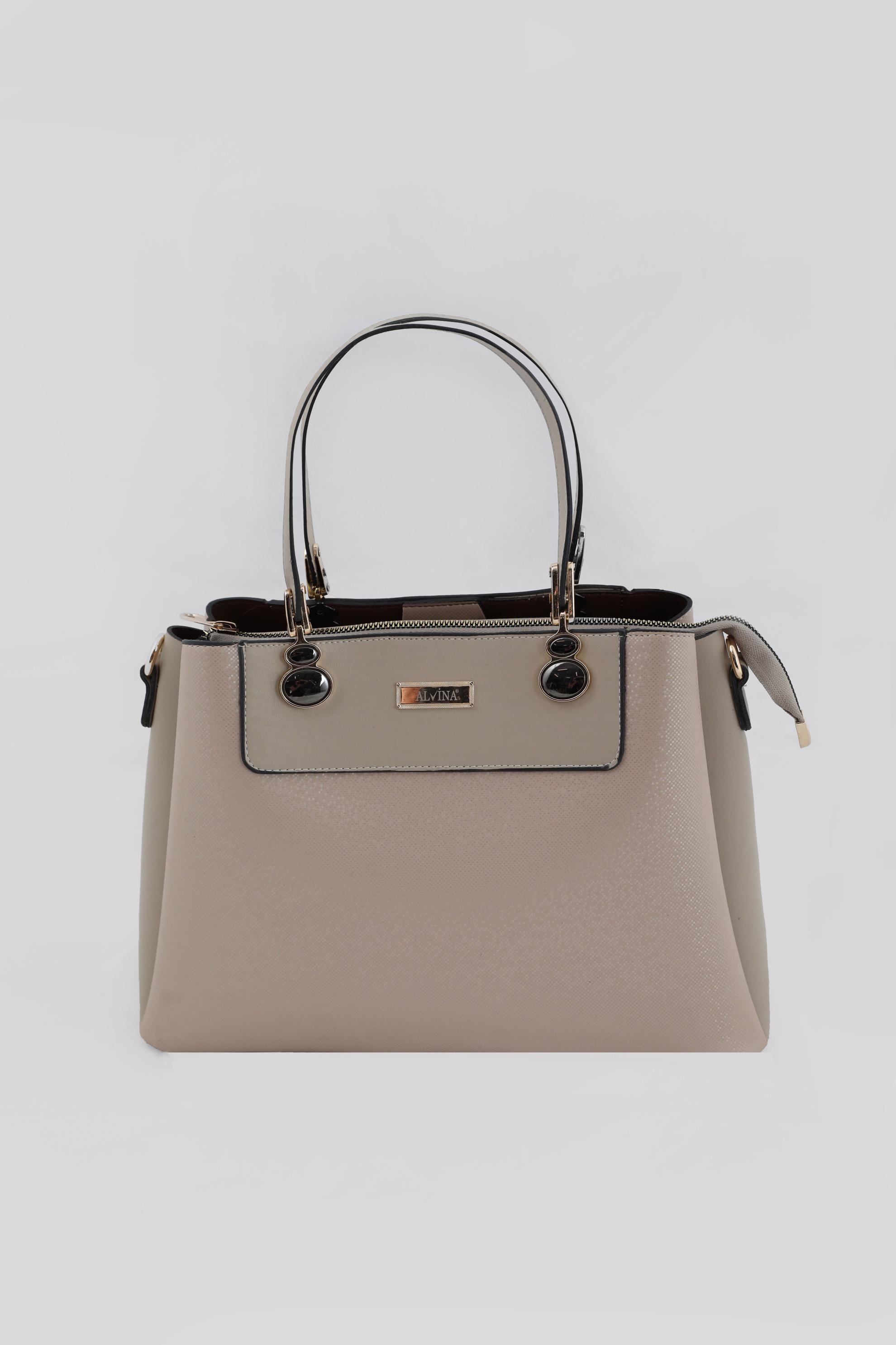 Tesettür giyim BEJ ALVİNA ÇANTA 5040 