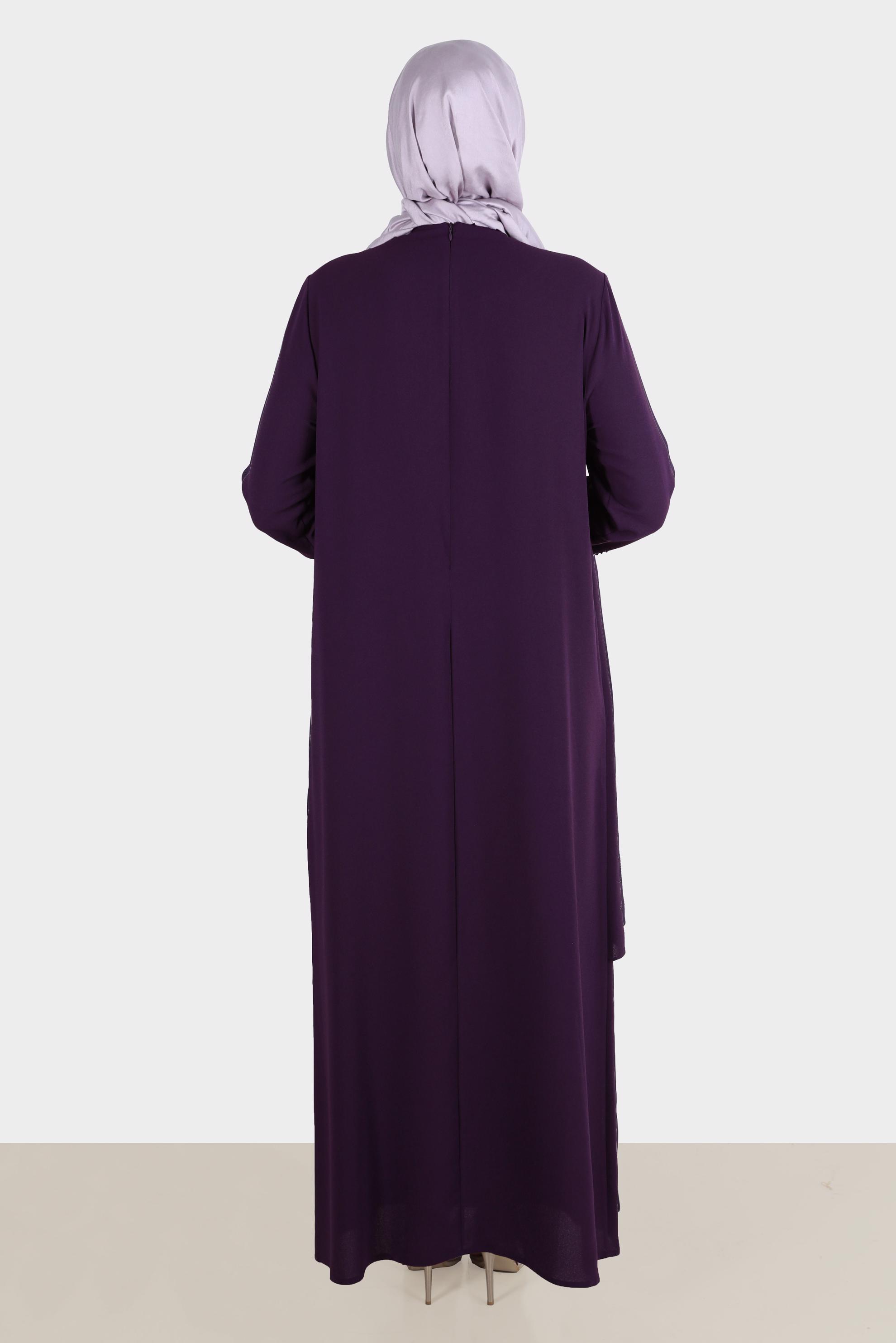 Hijab clothing DAMSON GEM EMBROIDERED CREPE DRESS 20224