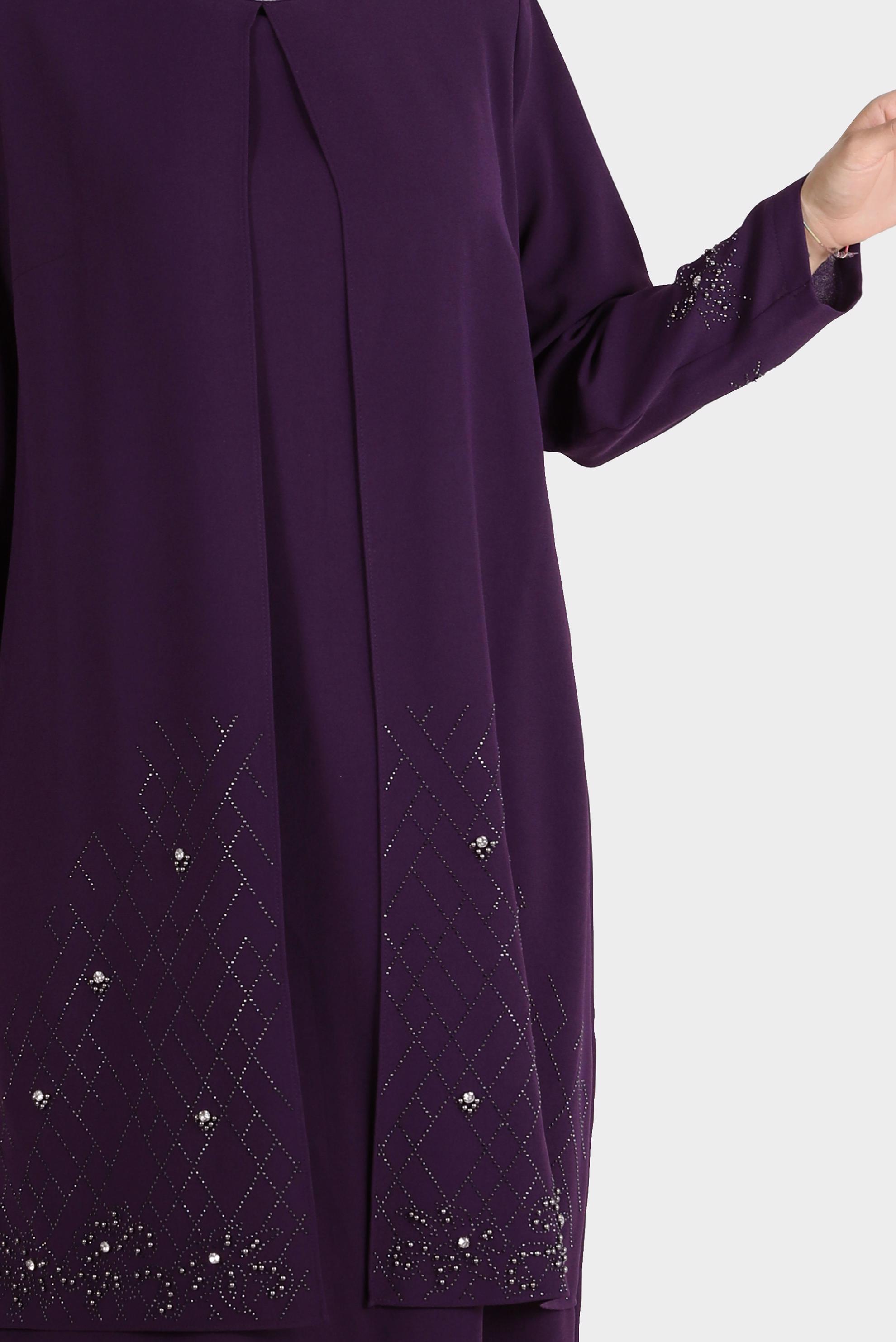 Hijab clothing DAMSON GEM EMBROIDERED CREPE DRESS 20224