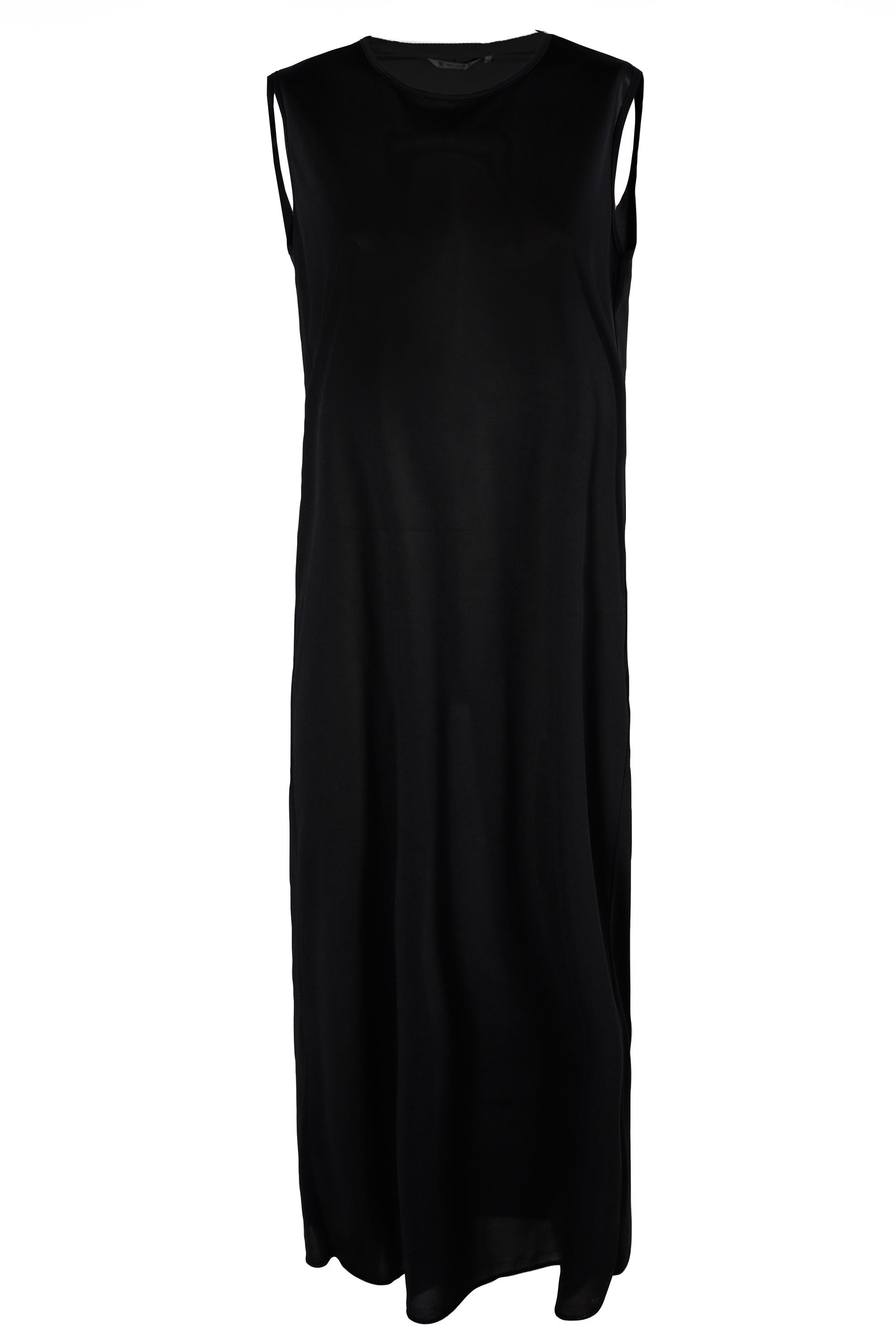 Tesettür giyim SİYAH KOLSUZ ELBİSE ASTARI 42931