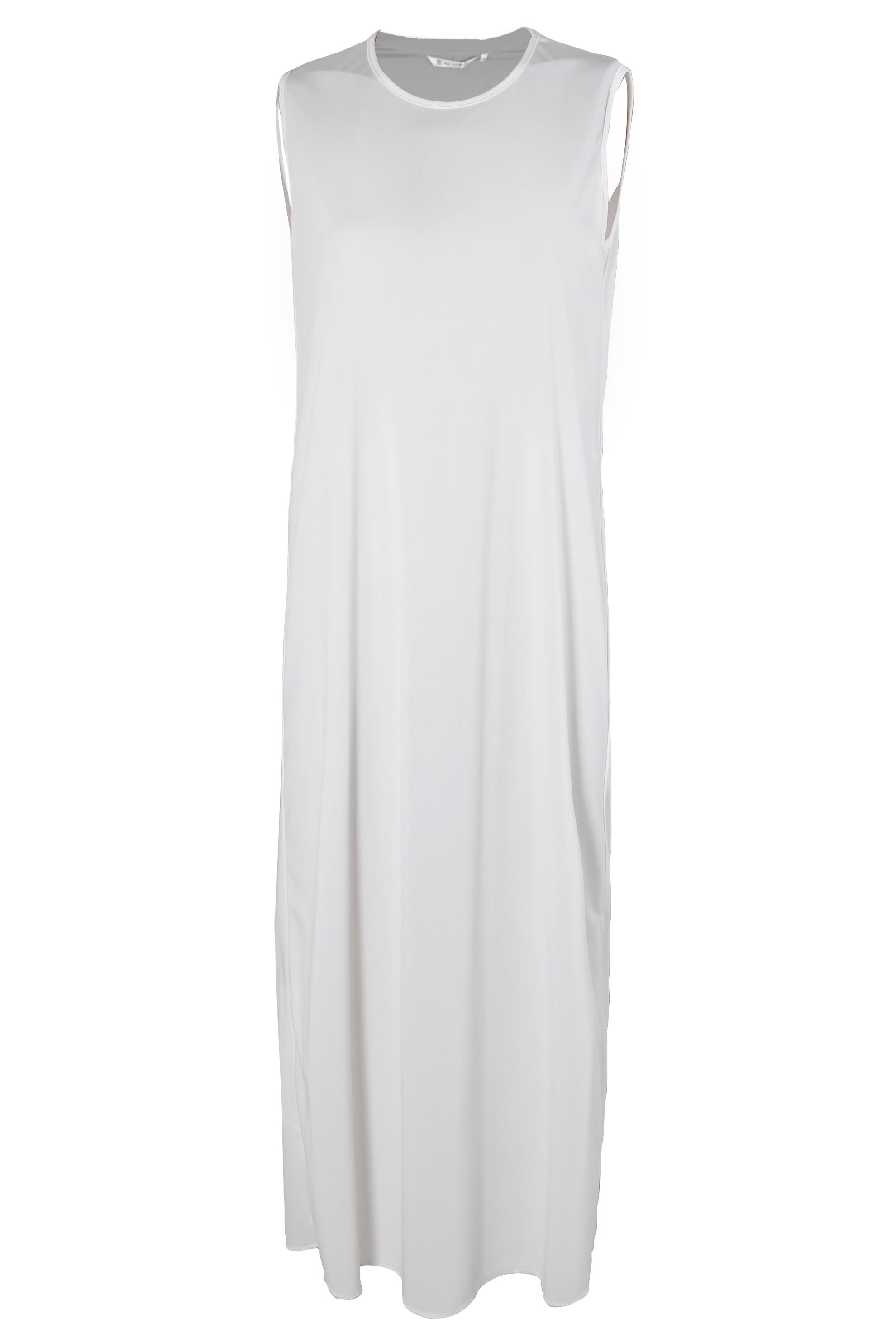 Tesettür giyim BEYAZ KOLSUZ ELBİSE ASTARI 42931