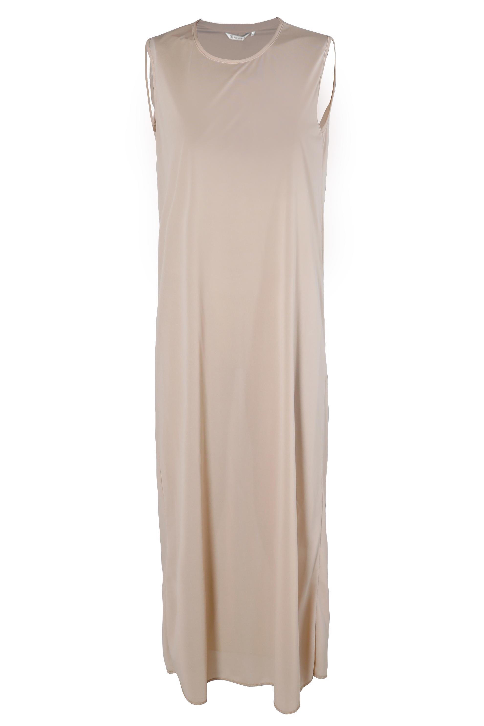 Tesettür giyim BEJ KOLSUZ ELBİSE ASTARI 42931