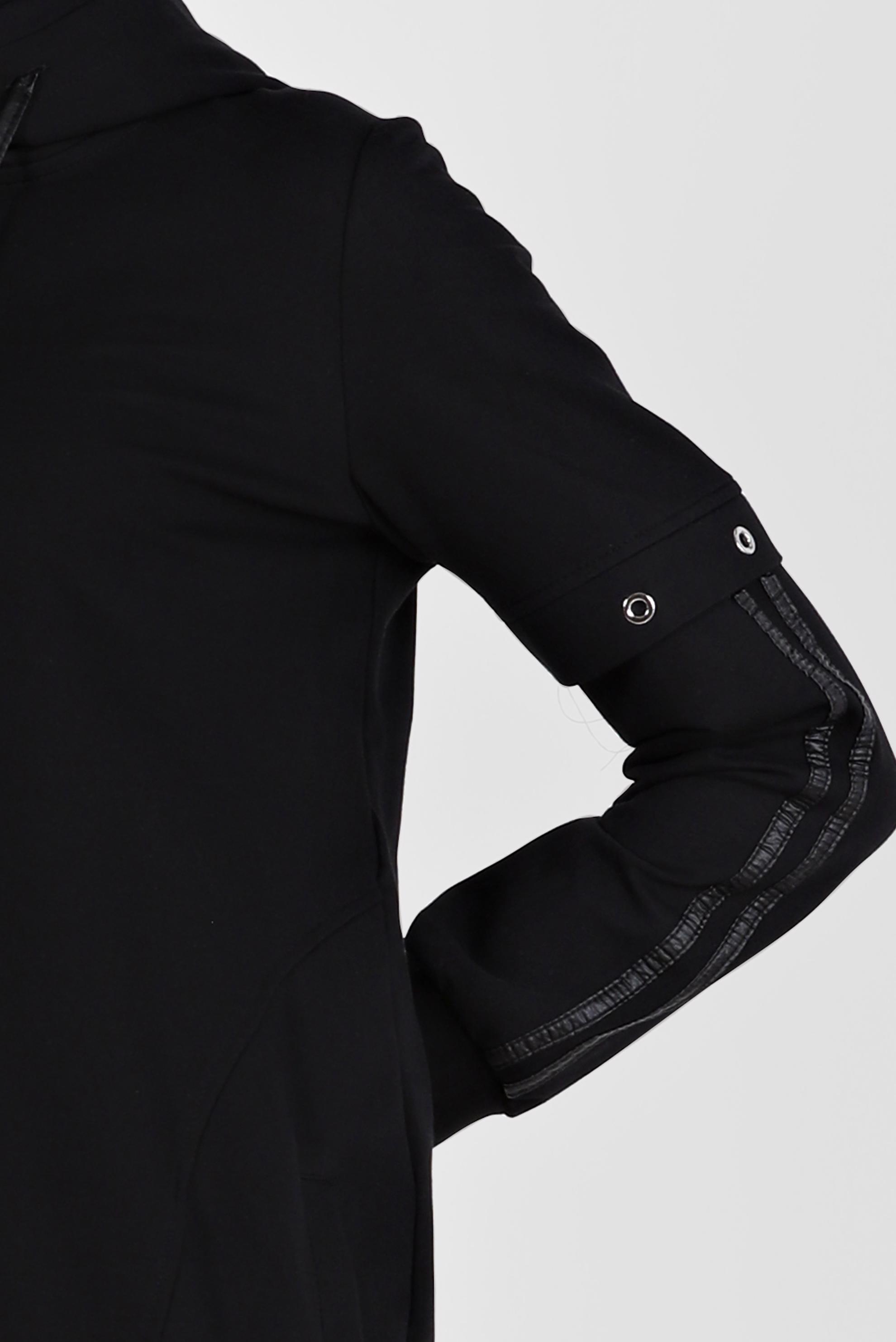 Vêtements hijab NOIR ENSEMBLE DE SURVÊTEMENT 2 PIÈCES À CAPUCHE AVEC ŒILLETS 42595