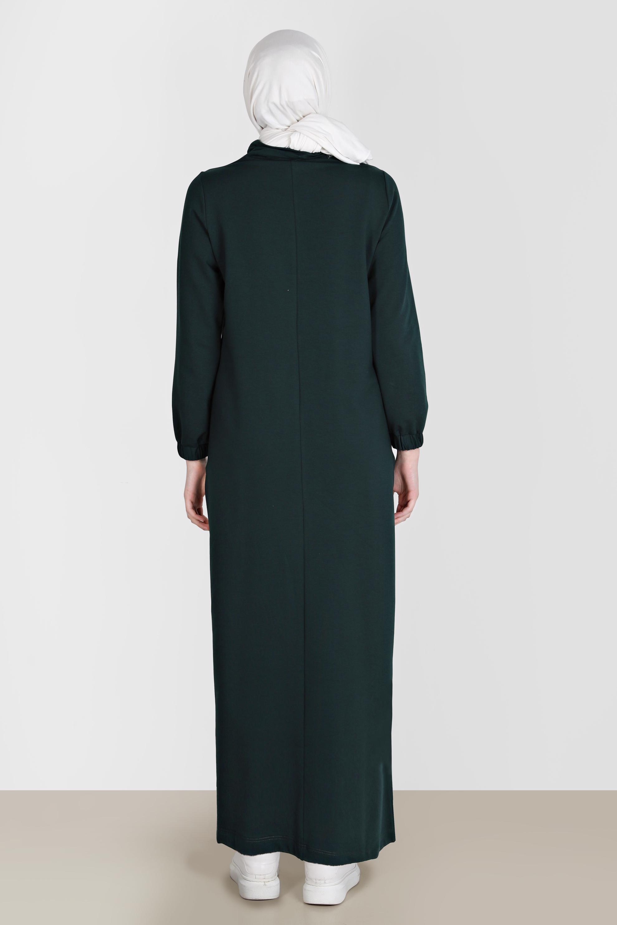 Hijab clothing GREEN GEM PRINT TRACKSUIT DRESS 42678 