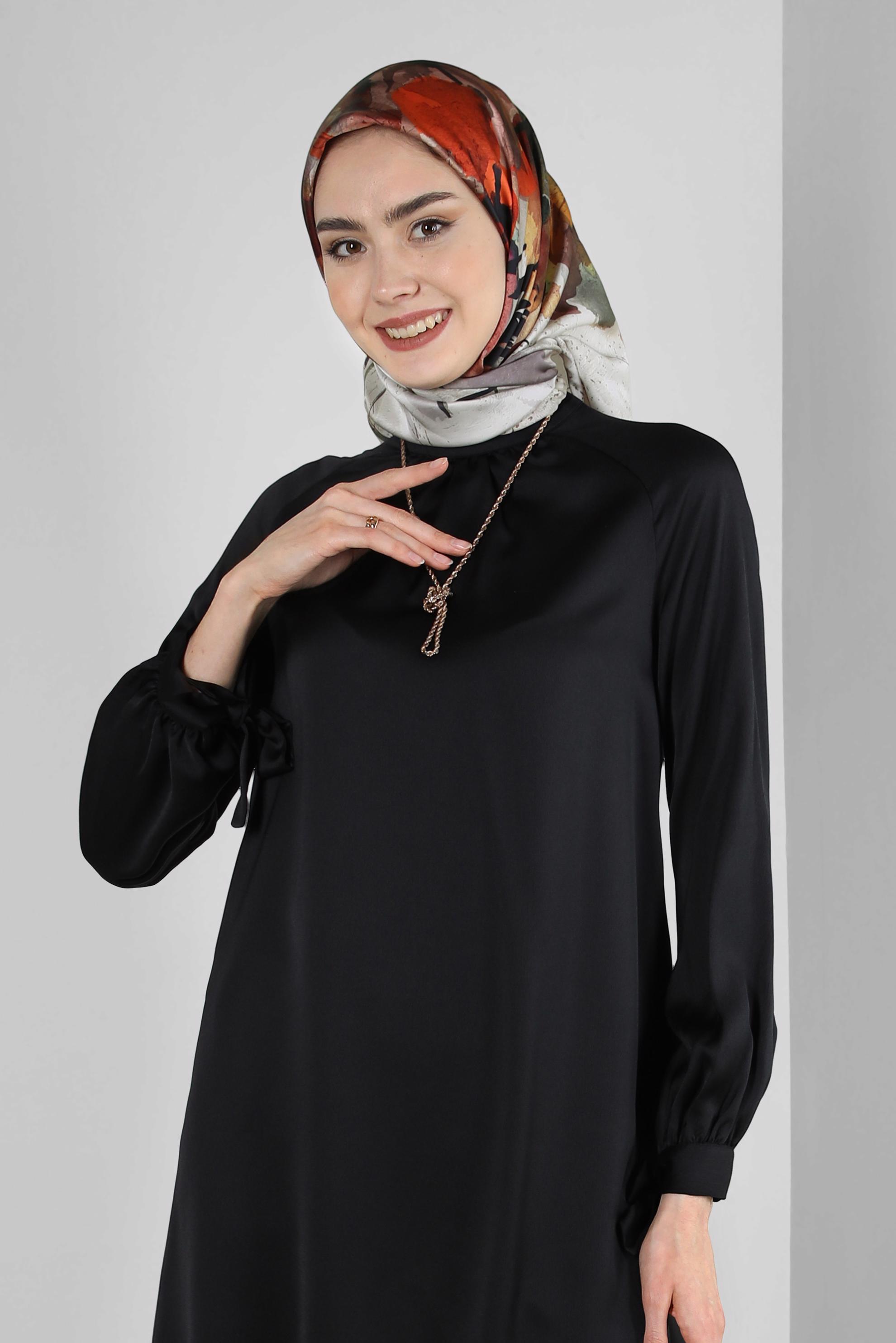 Tesettür giyim BEJ ALVİNA DİJİTAL SURA EŞARP 8118 