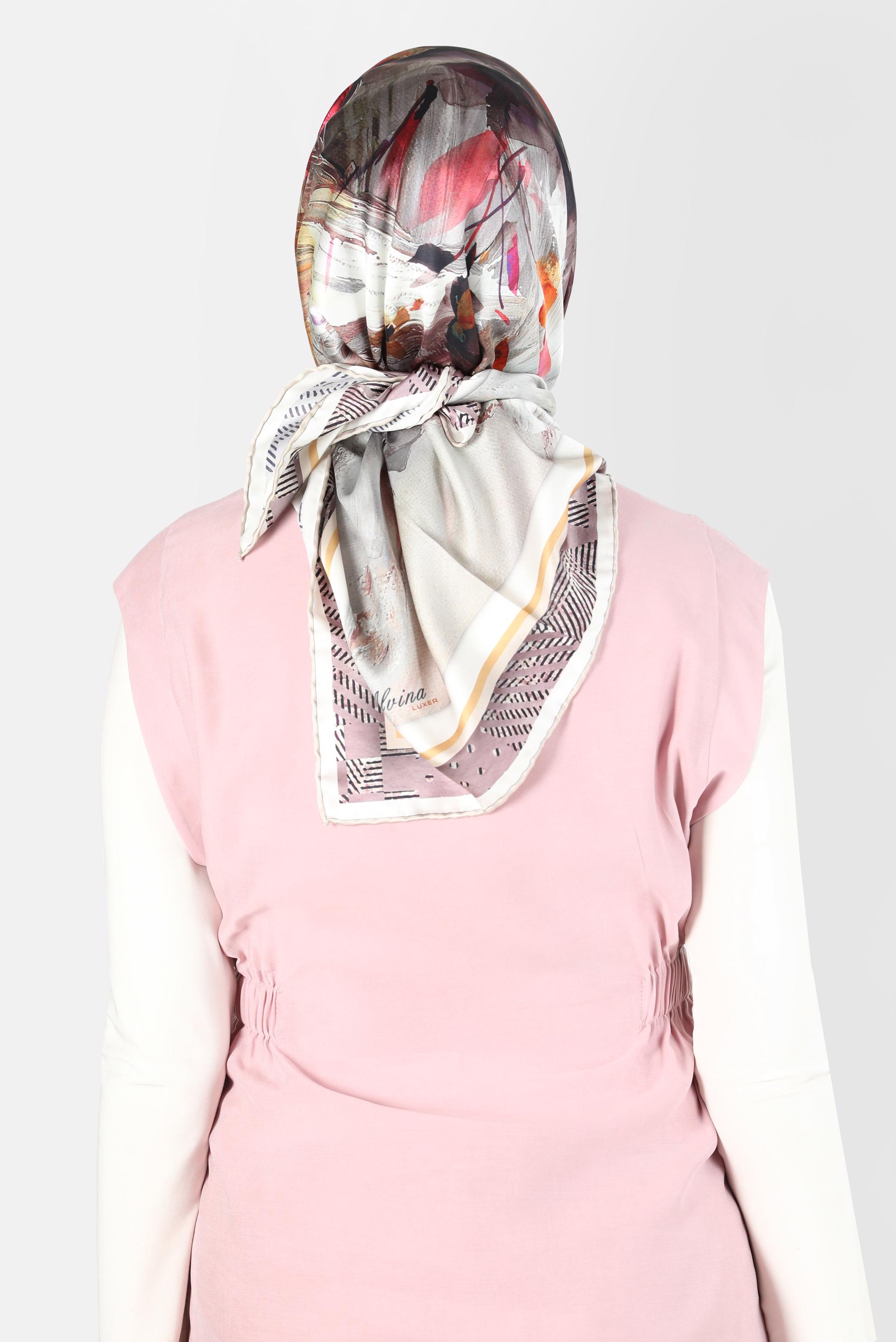 Tesettür giyim ALTIN ALVİNA DİJİTAL SURA EŞARP 8120