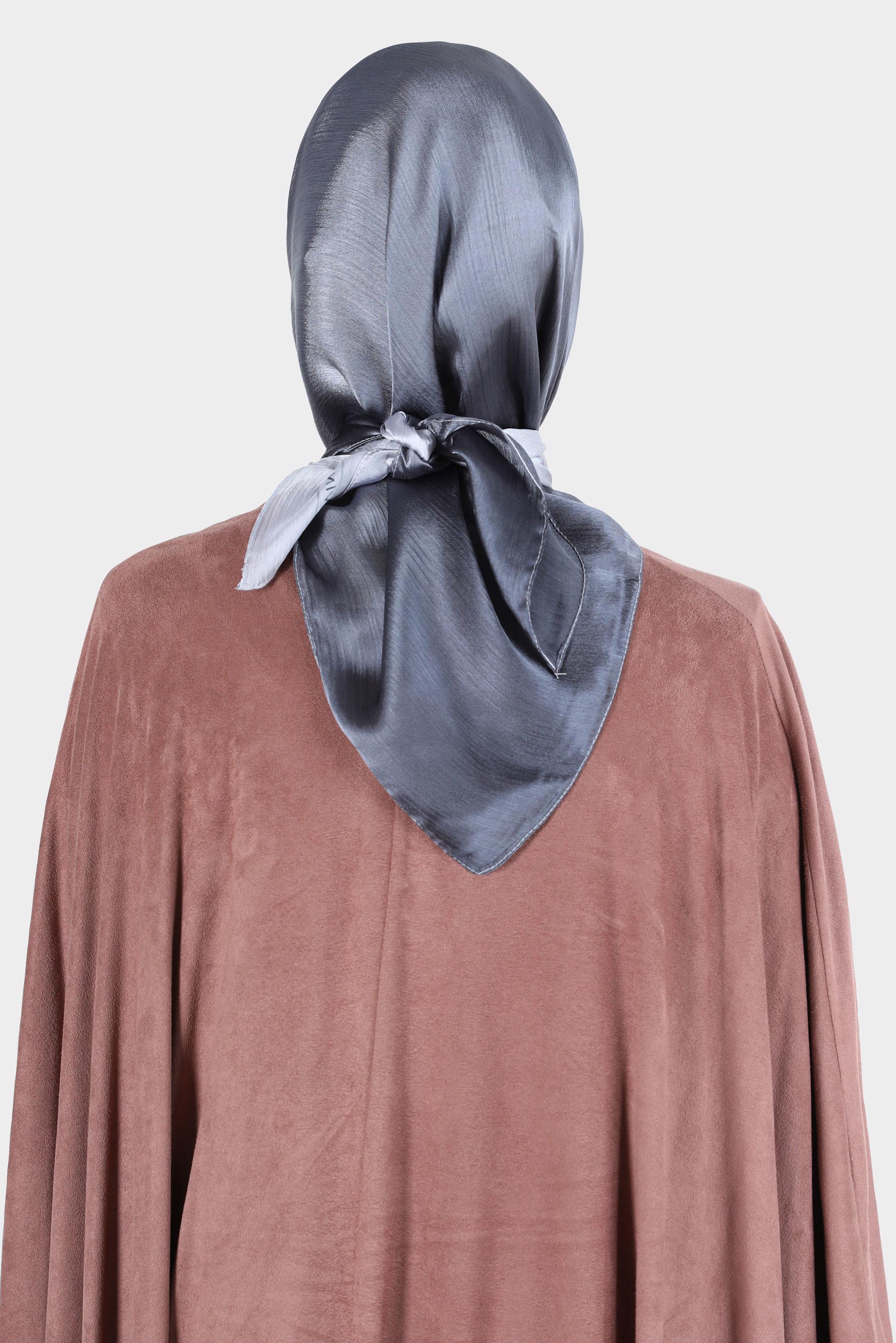 Tesettür giyim GRİ ALVİNA DİJİTAL SURA EŞARP 8121 